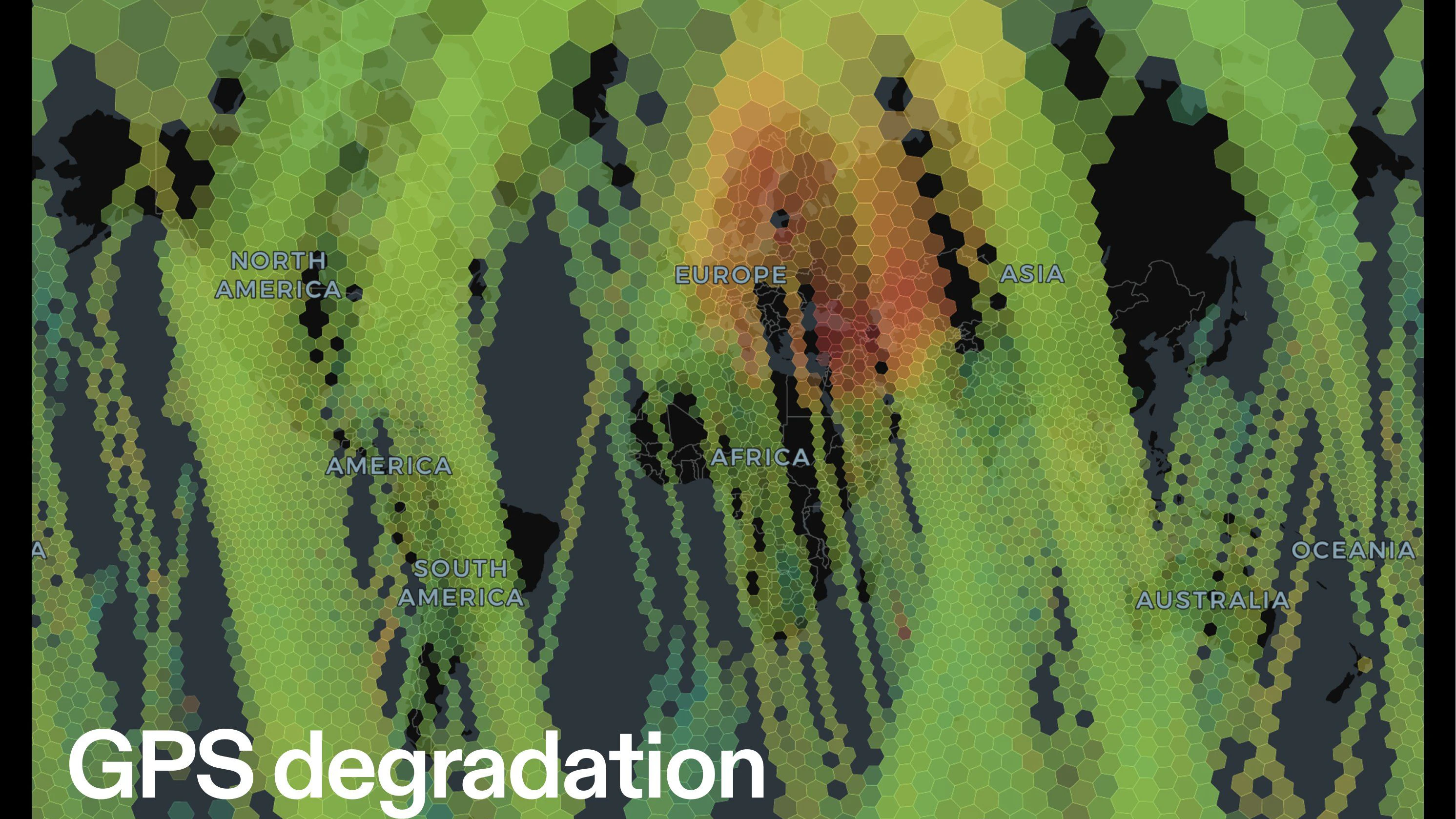 Über Europa und dem Nahen Osten gibt es ein richtiges "Loch" im GPS-Signal. Das hat Xonas Pulsar-0 Testsatellit nun eindeutig sichtbar gemacht.