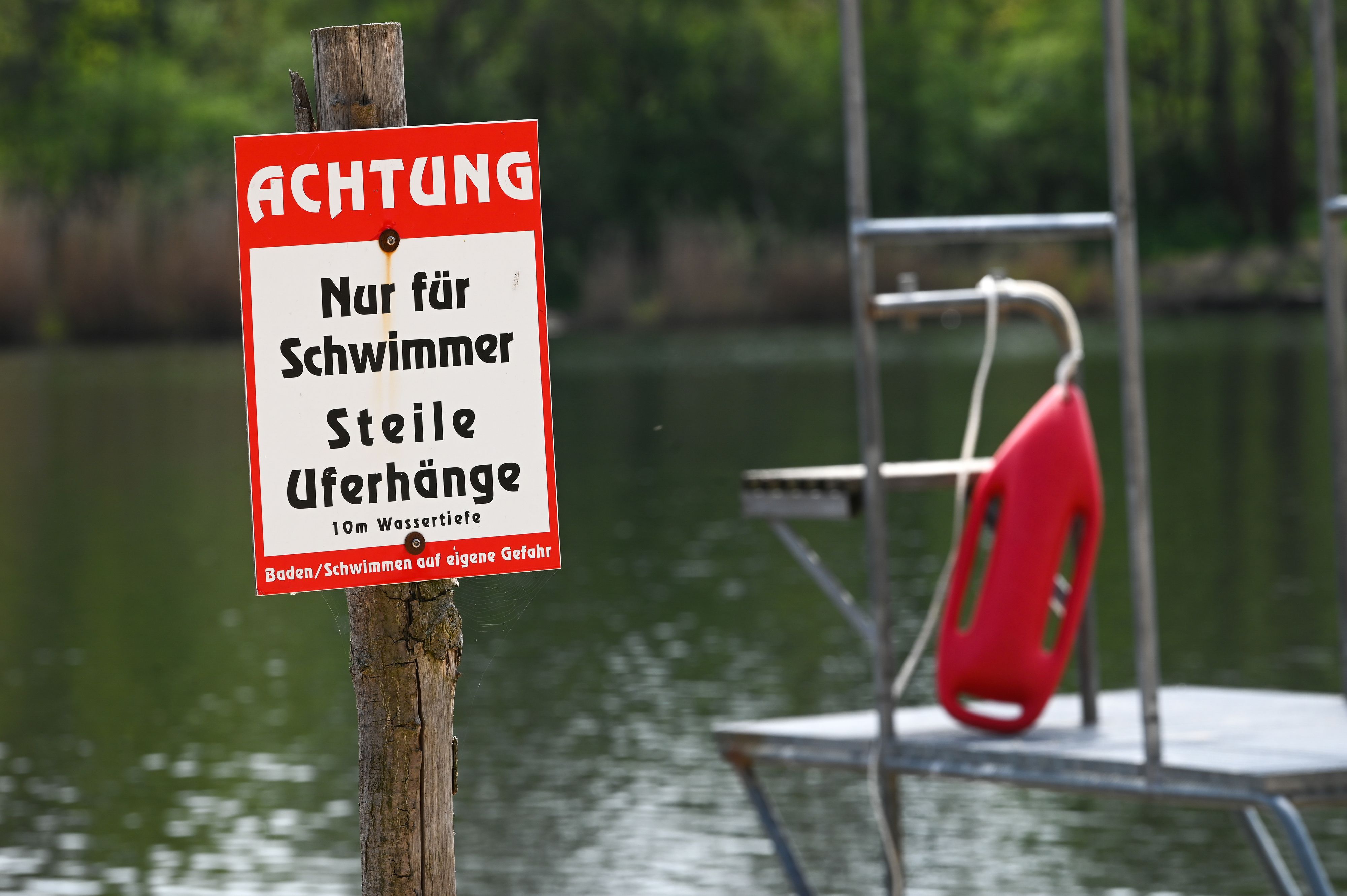 Das Heidebad in Halle an der Saale in Sachsen-Anhalt.