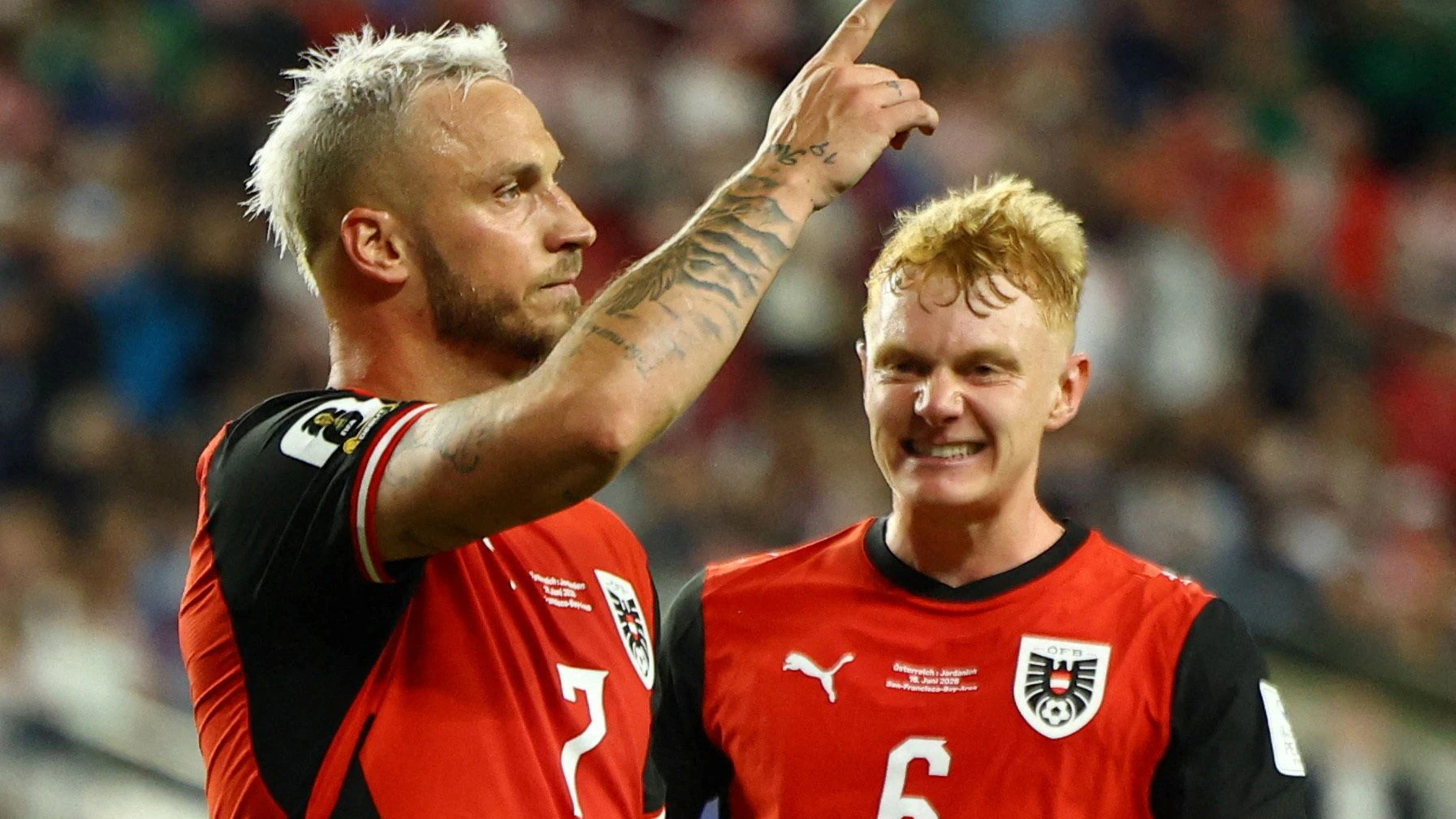 Marko Arnautovic und Nicolas Seiwald