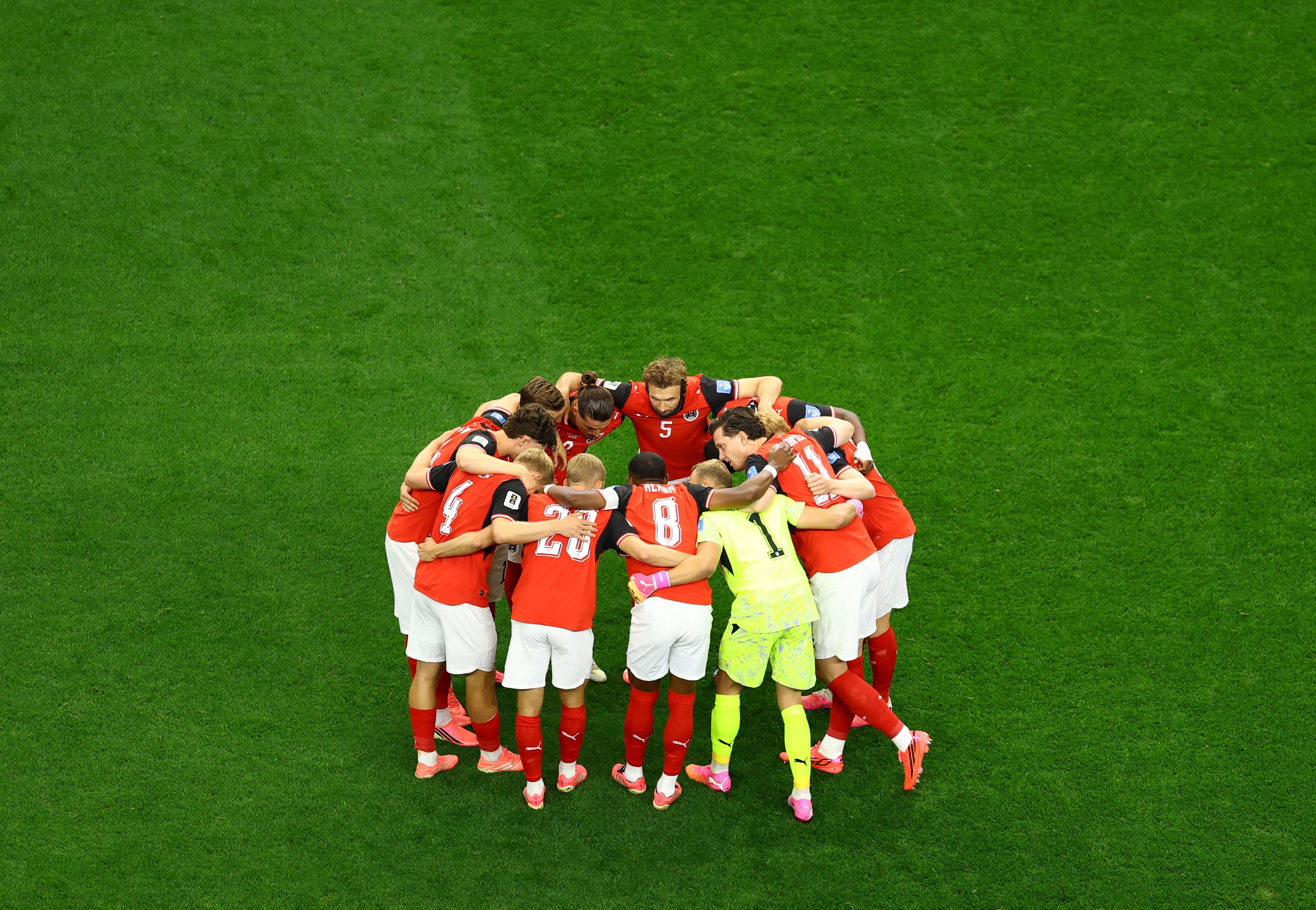 Die ÖFB-Elf.