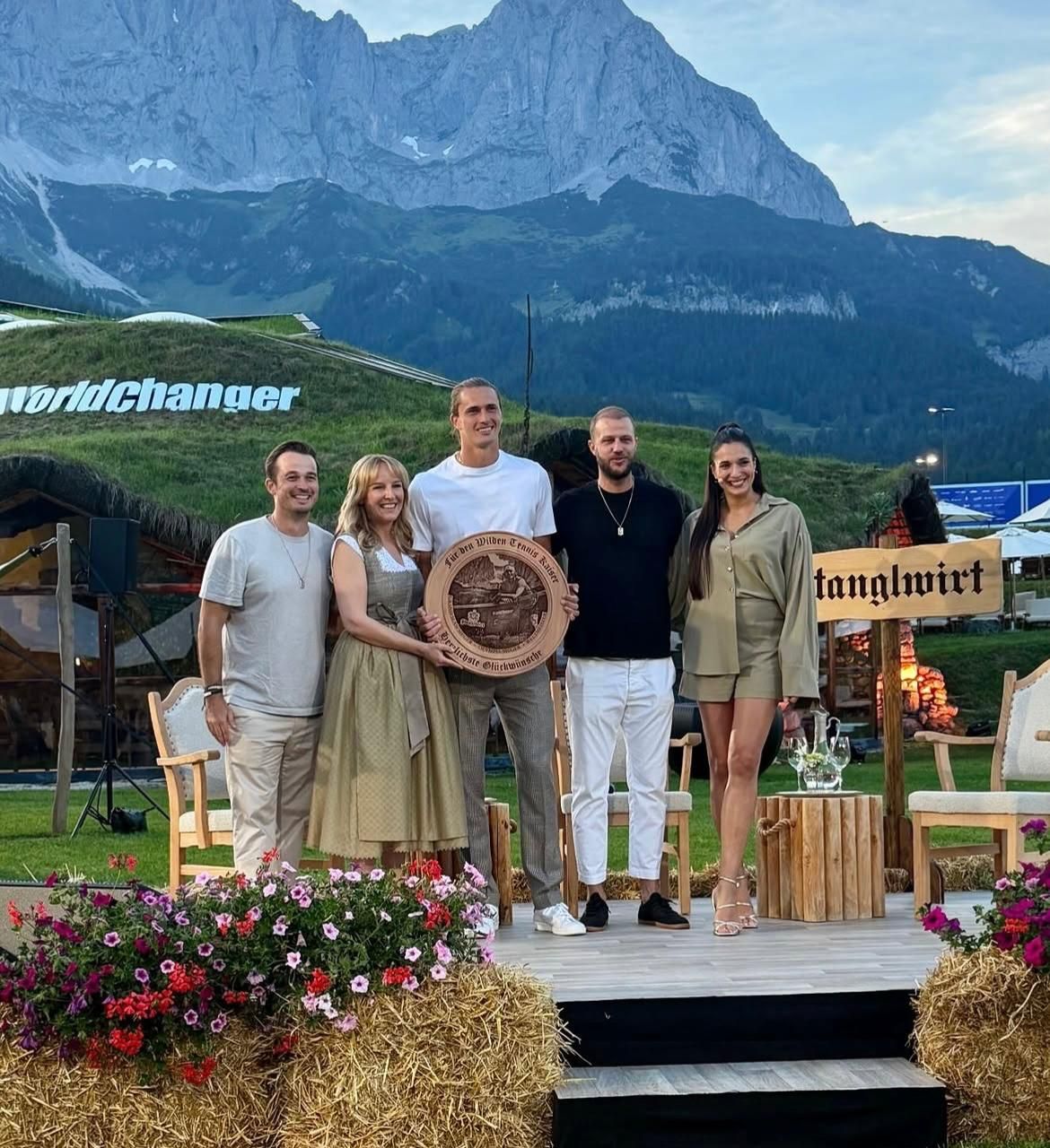 Alexander Zvererv eröffnete die WorldChanger Days in Kitzbühel