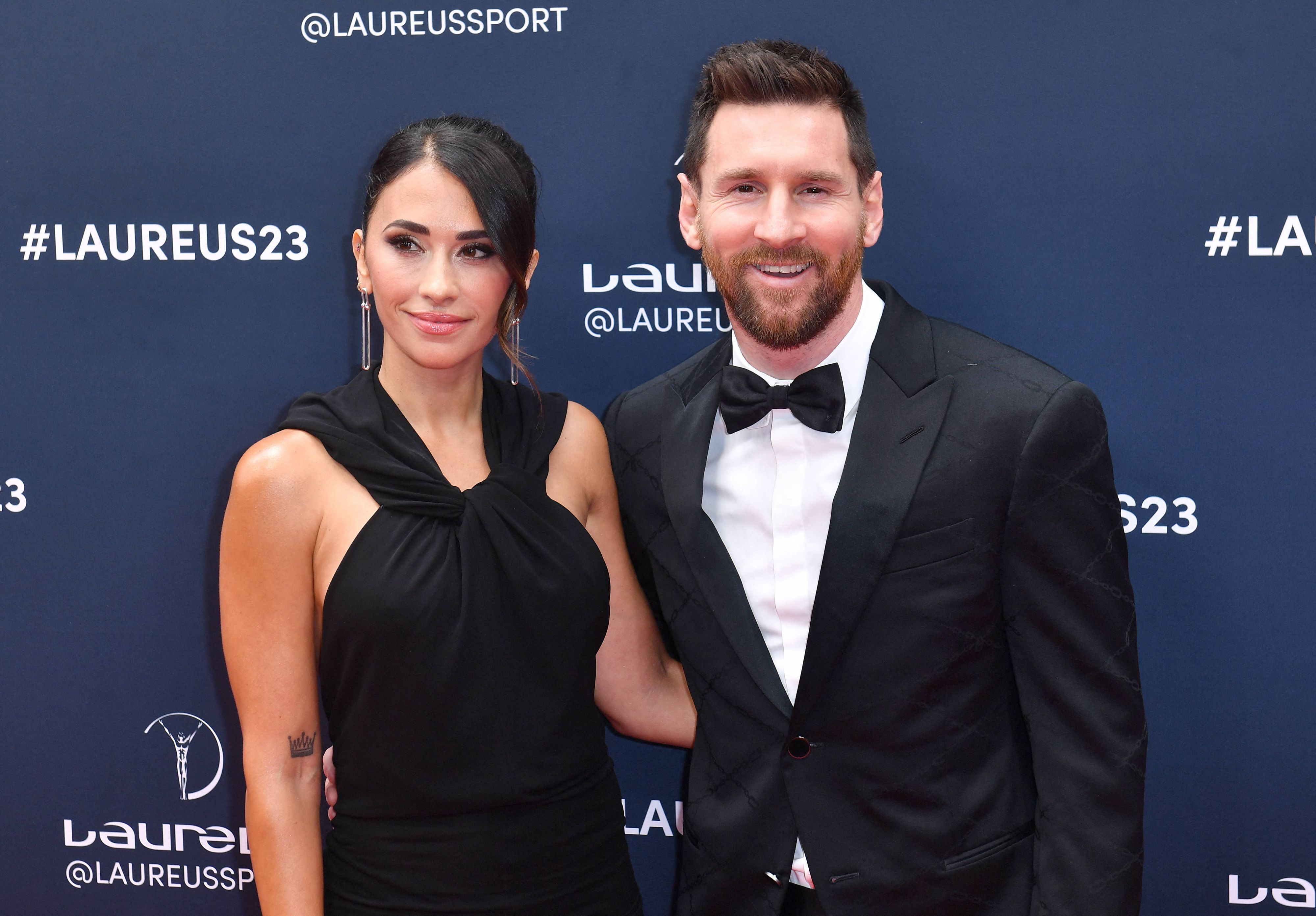 Lionel Messi mit Ehefrau Antonella Roccuzzo.