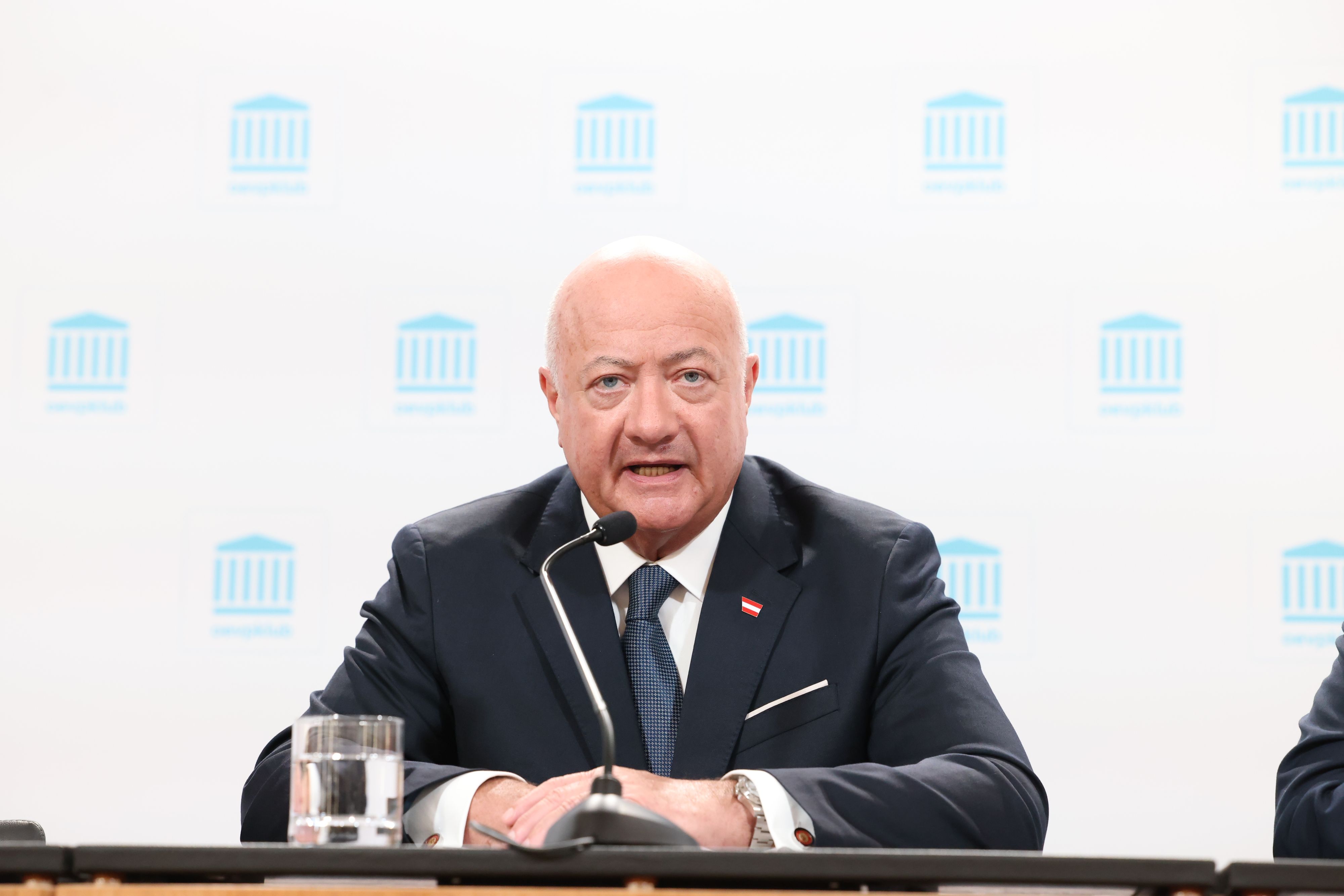 Bundeskanzler Christian Stocker (ÖVP) betont: 