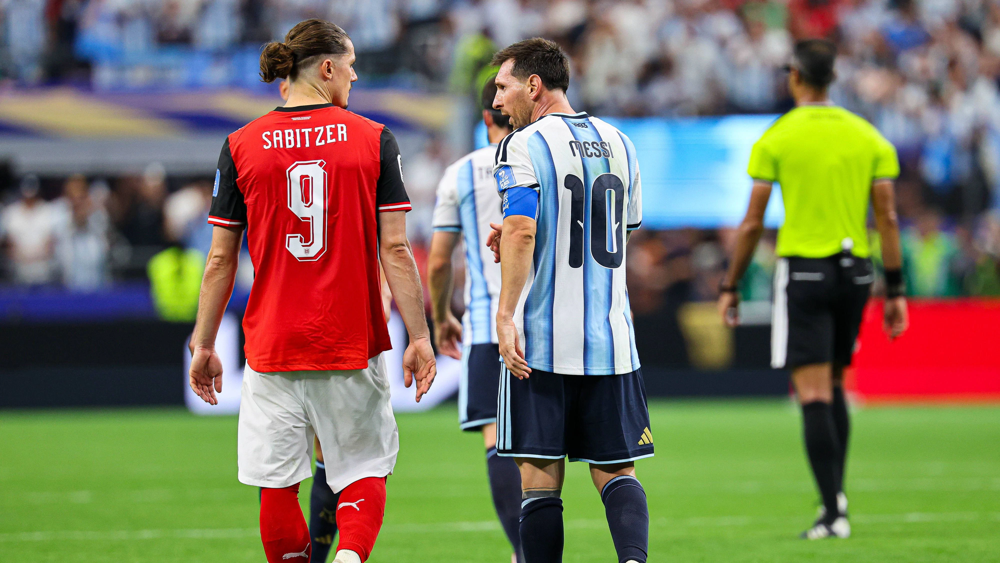 2026.06.22 Dallas pilka nozna Mistrzostwa Swiata w USA Meksyk Kanada 2026 Argentyna - Austria N/z Marcel Sabitzer Lionel Messi Foto Pawel Andrachiewicz / PressFocus 2026.06.22 Dallas Football - 2026 FIFA World Cup, WM, Weltmeisterschaft, Fussball in USA Canada Mexico Argentina - Austria Marcel Sabitzer Lionel Messi Credit: Pawel Andrachiewicz / PressFocus /NEWSPIX.PL --- newspix.pl POLAND OUT PUBLICATIONxNOTxINxPOL