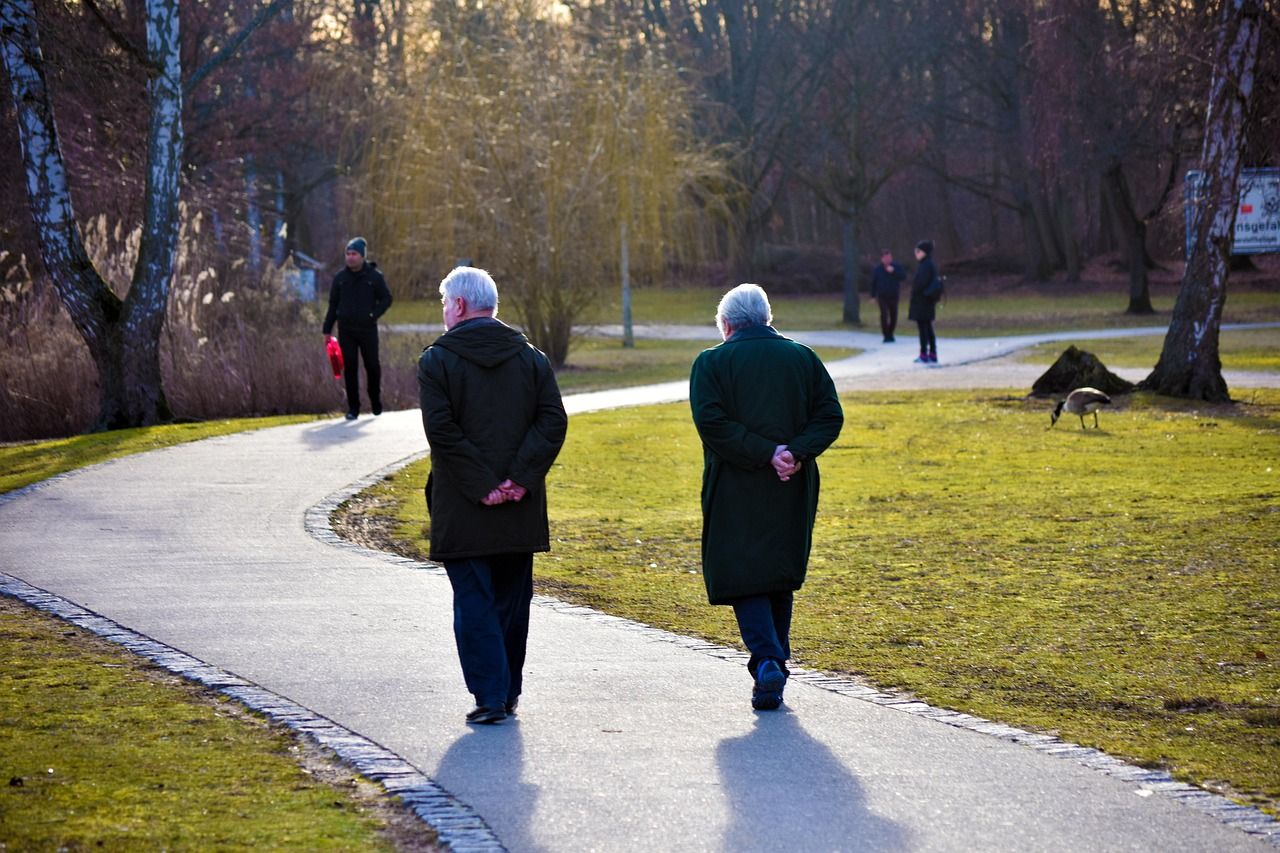 Glückliches älteres Paar
