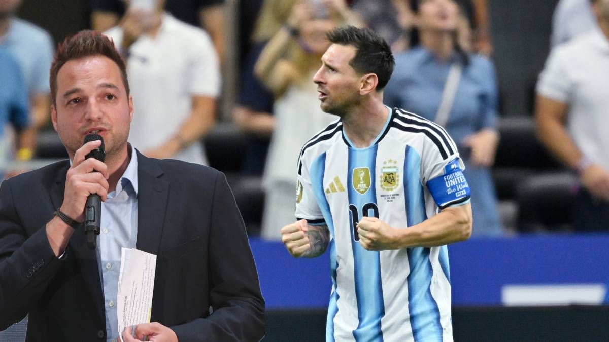 Daniel Kulovits und Leo Messi.