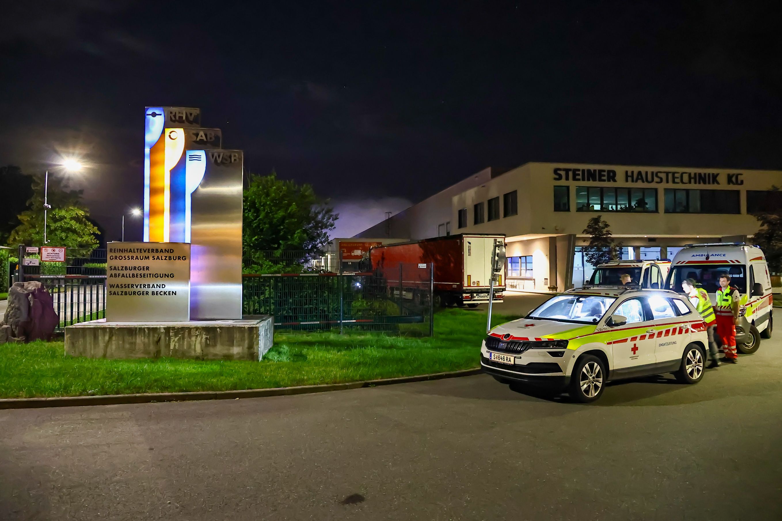 Heute.at - Großeinsatz! Alarmstufe 2 im SAB Siggerwiesen