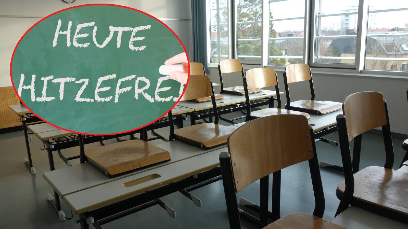 Erste Schulen geben wegen der hohen Temperaturen Hitzefrei.