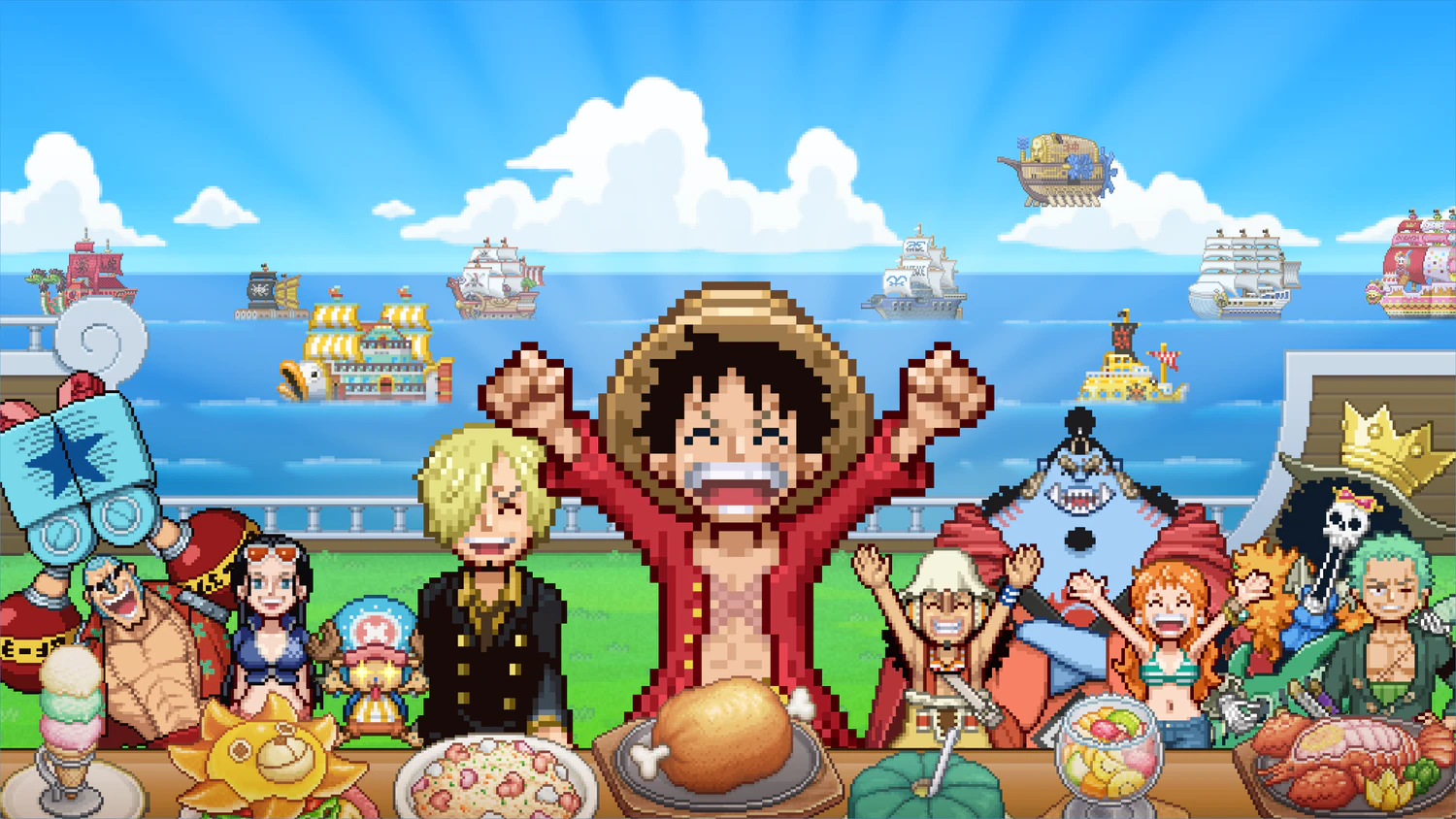 Die Strohhüte eröffnen ihr eigenes Lokal! "One Piece: Grand Gourmet" wurde vorgestellt.