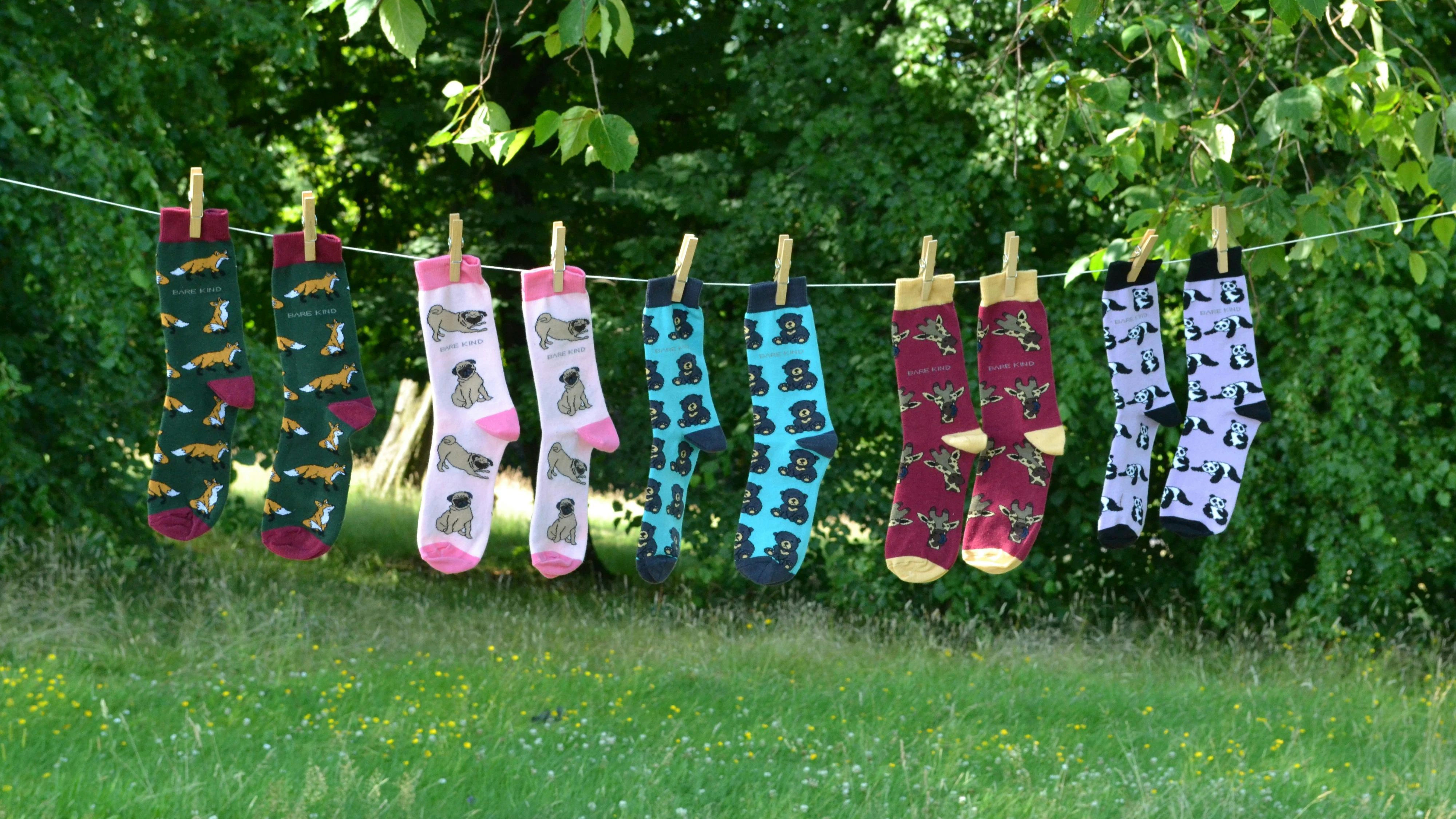 Einzelne Socken verschwinden häufig beim waschen. 