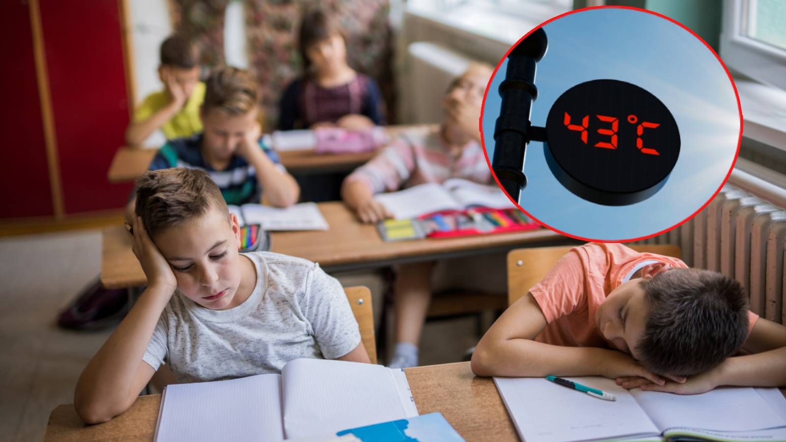 Die Hitze wird für Schüler zunehmend zur Belastung.