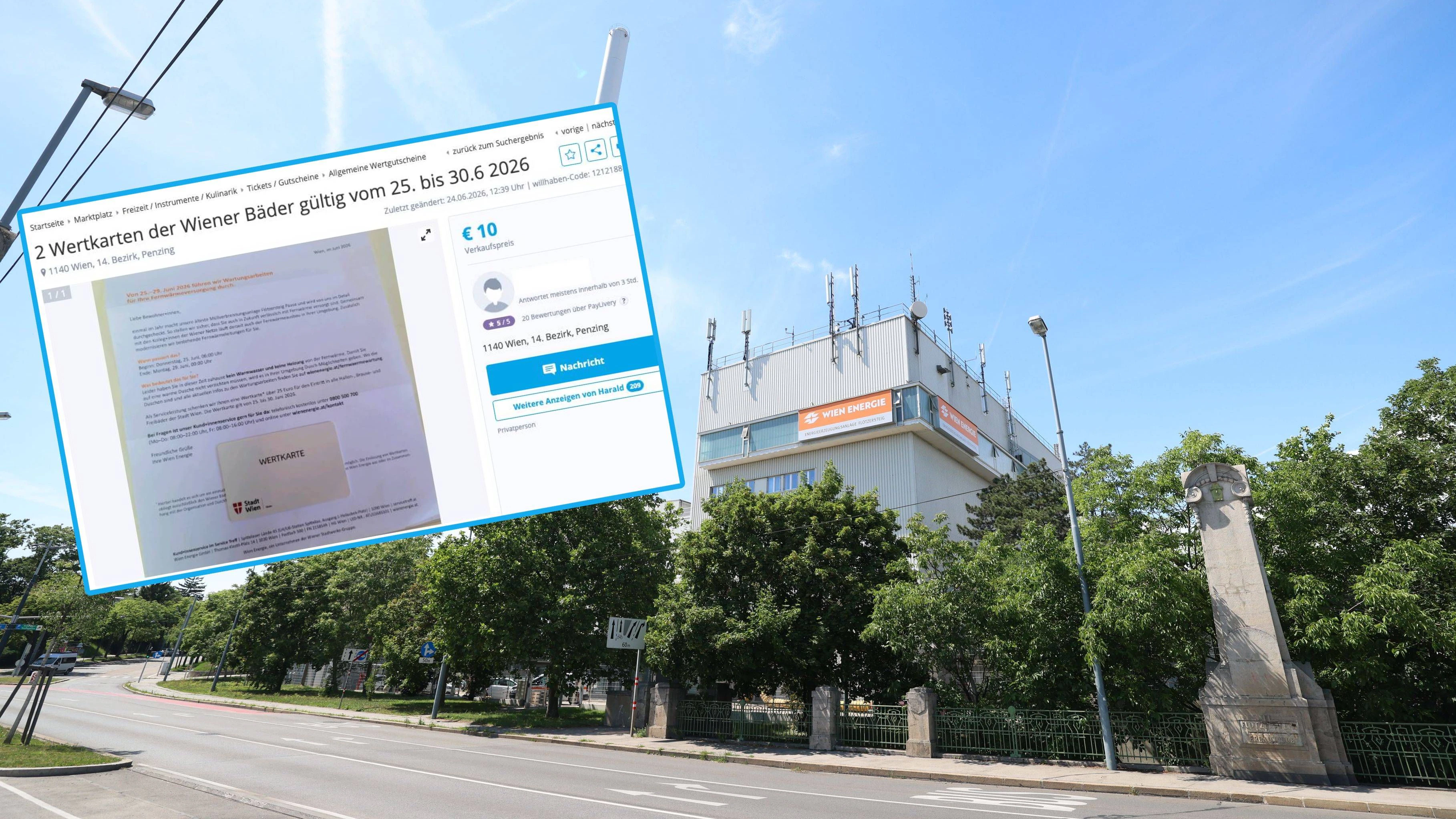 Fernwärme-Sperre: Betroffene verkaufen Bäder-Gutscheine
