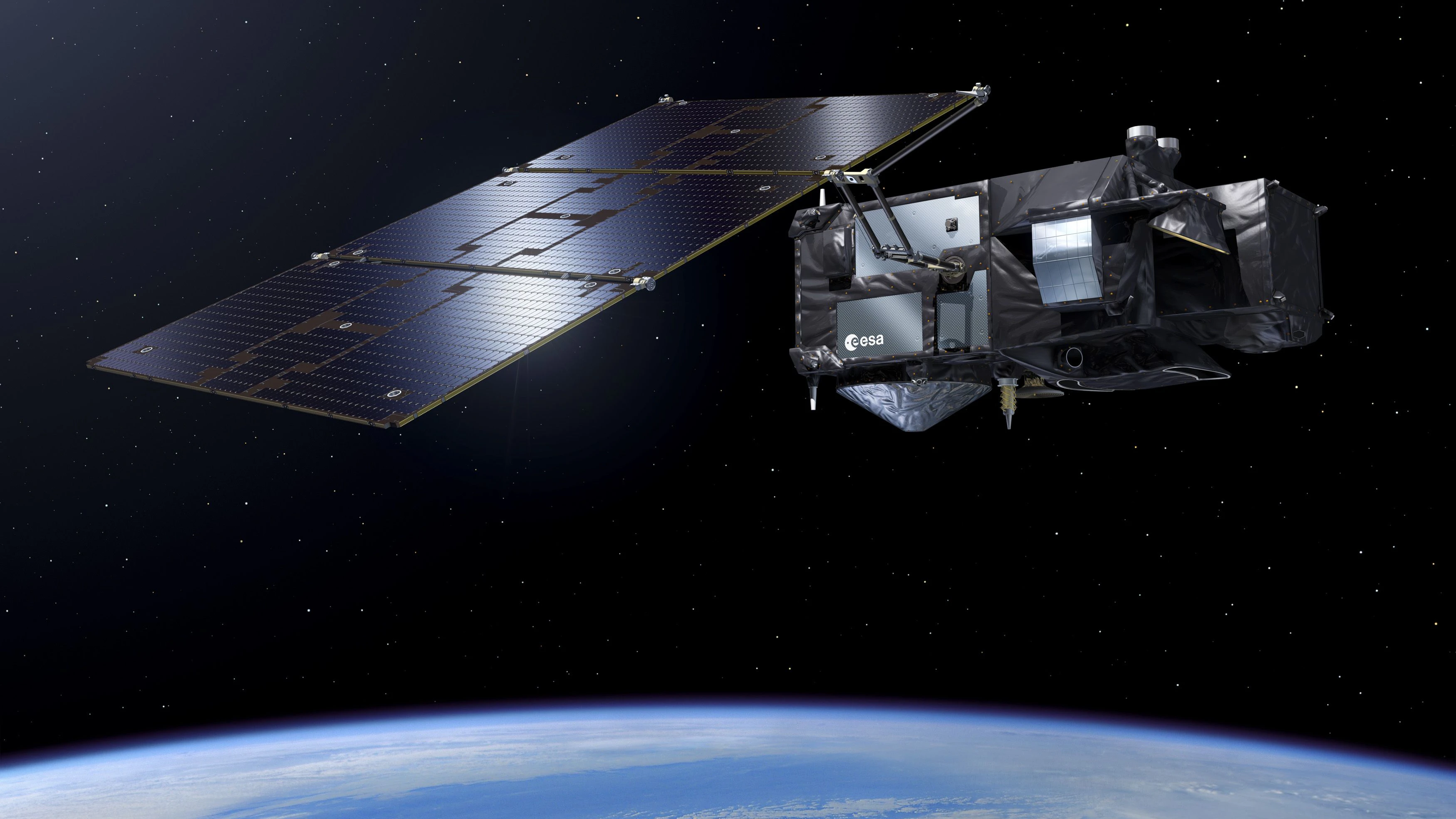 Der Erdbeobachtungssatellit Sentinel-3 misst derzeit bedrückend hohe Bodentemperaturen in Frankreich und Spanien. 