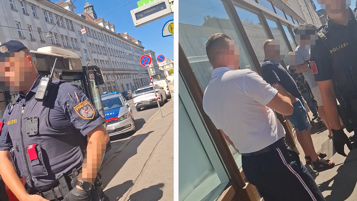 Am Mittwochvormittag stritten zwei Männer derartig, dass die Polizei ausrücken musste.