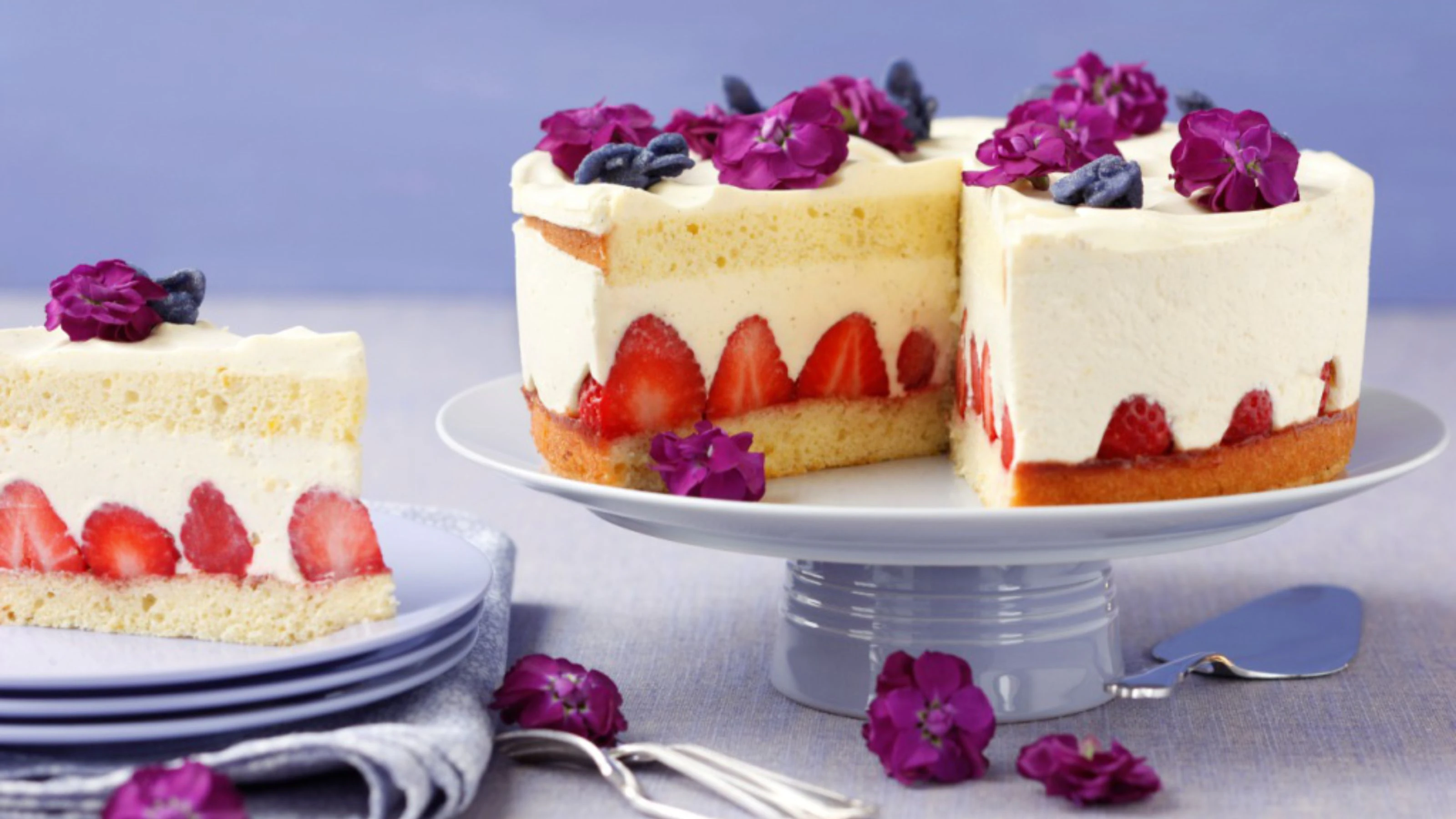 Erdbeer-Vanillecreme-Torte