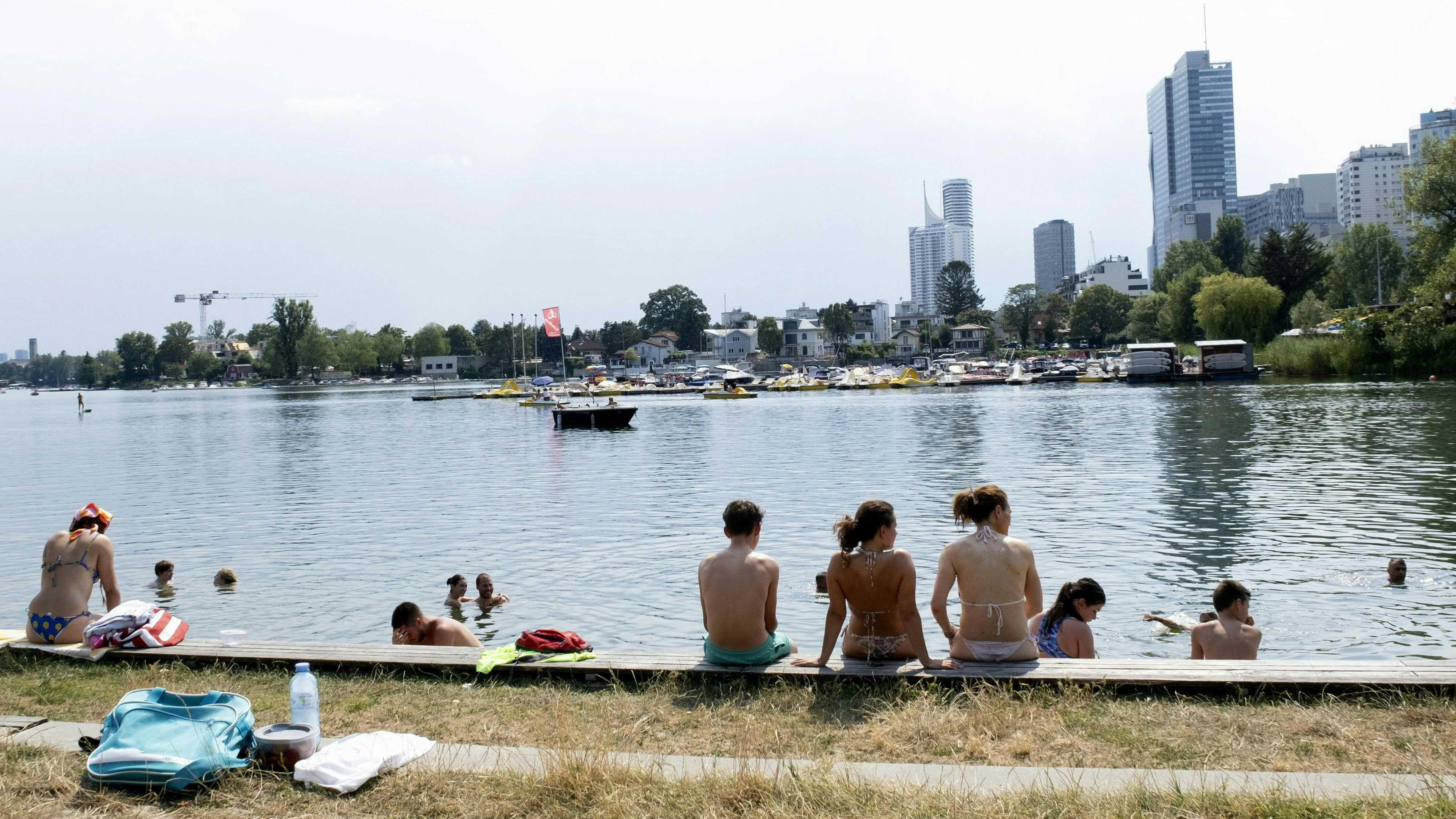 Die Temperaturen klettern in Wien jetzt auf bis zu 40 Grad.