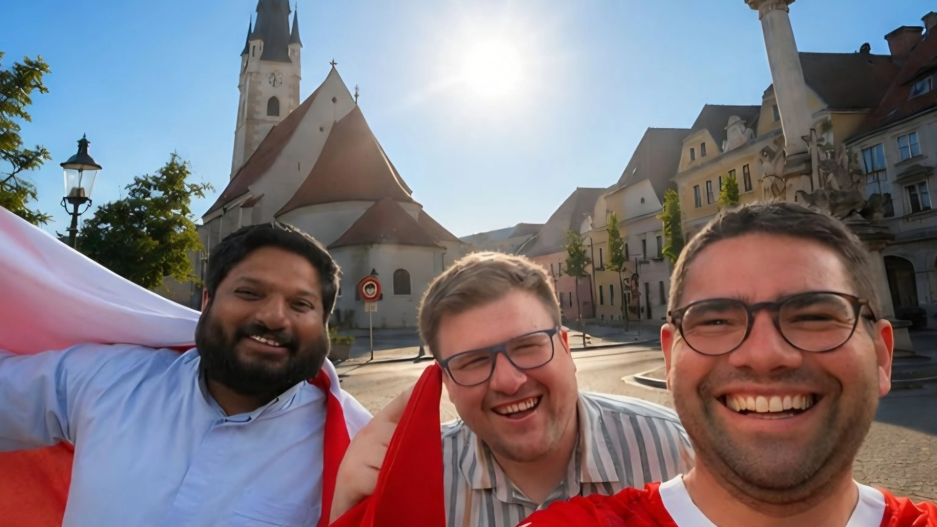 v.l.: Kaplan P. Shyne Kurian, Pastoralassistent Christian Zeitlberger und Pfarrer P. Clemens Hainzl