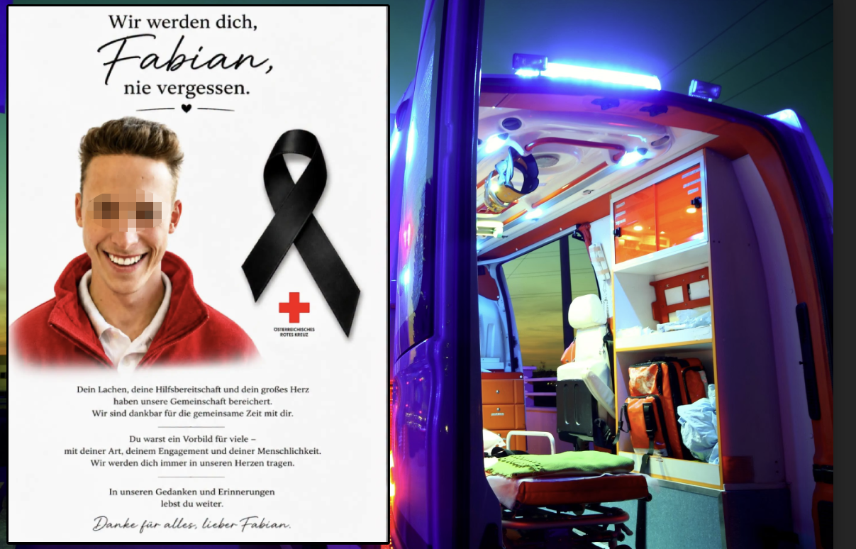 Tiefe Trauer um Fabian – der Retter starb im Alter von nur 25 Jahren.