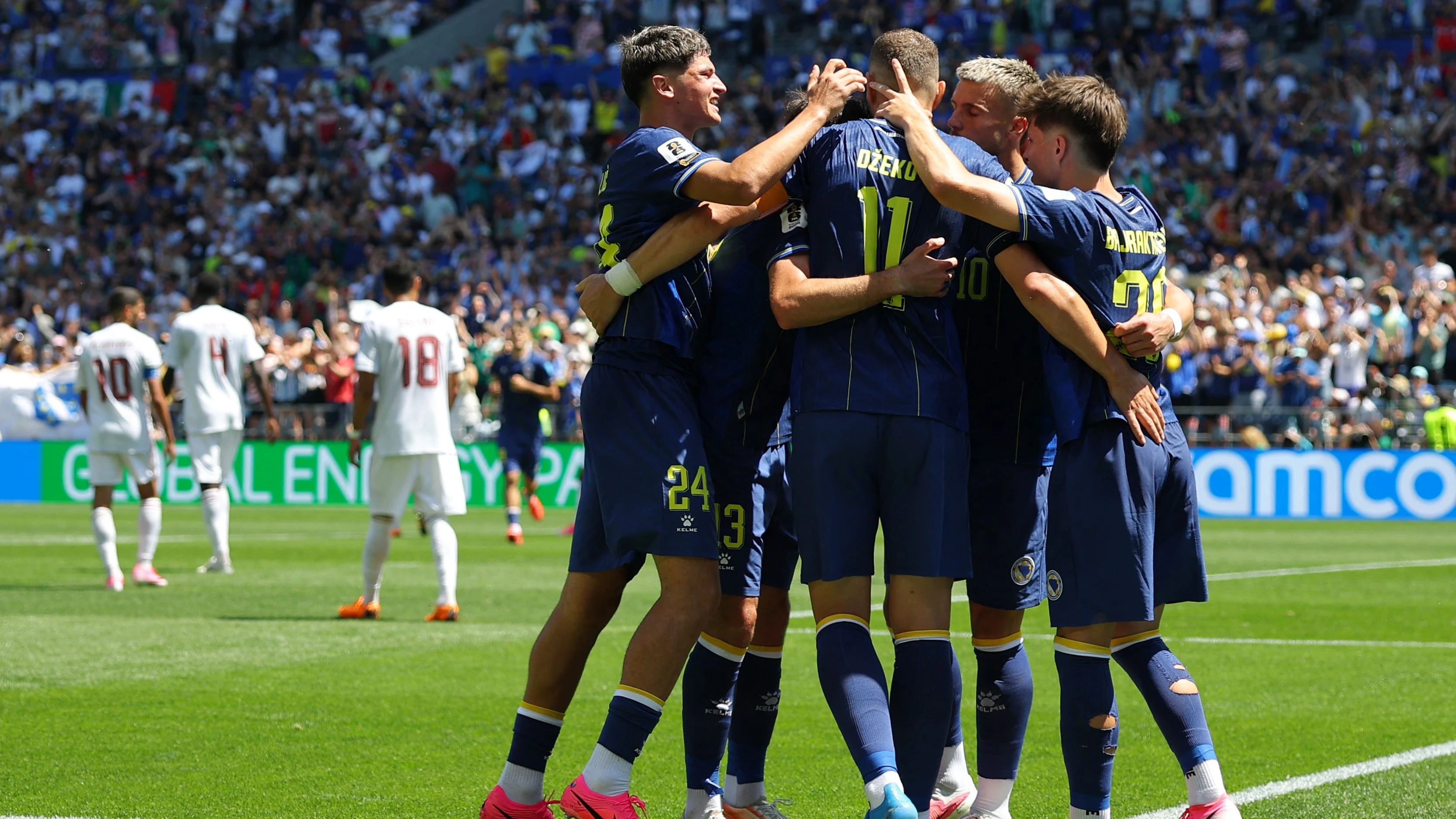Dzeko und Co. jubeln