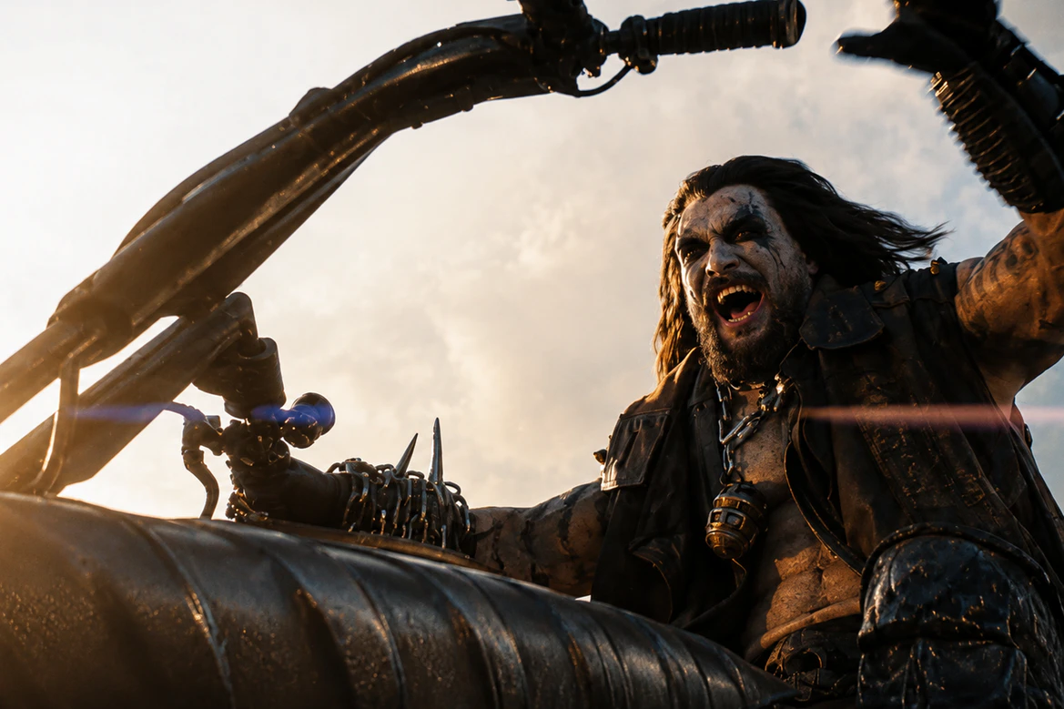 Wurde auch irgendwie in die Story gemixt: der ambivalente Superhelden-Bösewicht Lobo (Jason Momoa)