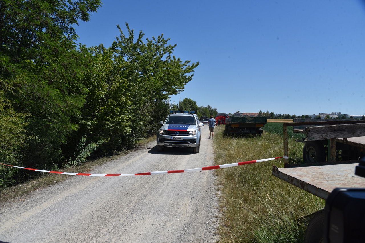 Die Polizei stand am Donnerstag, 25. Juni, in Gerasdorf im Einsatz.