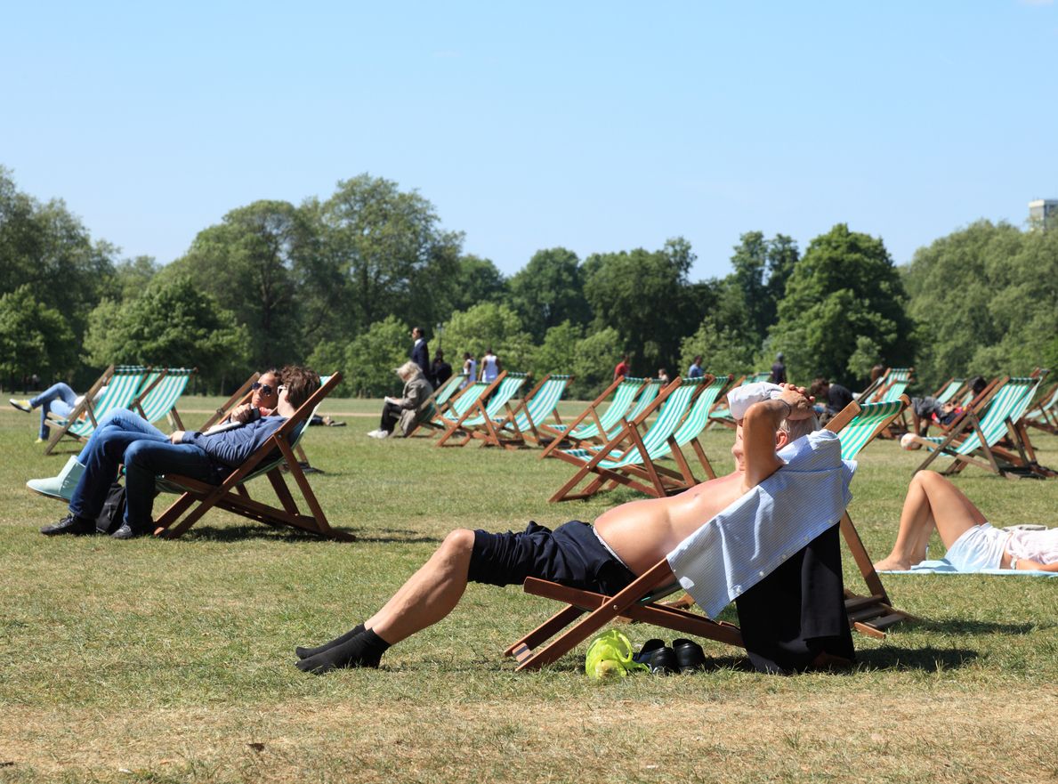 Auch in England purzelt so mancher Temperatur-Rekord. Archivbild.