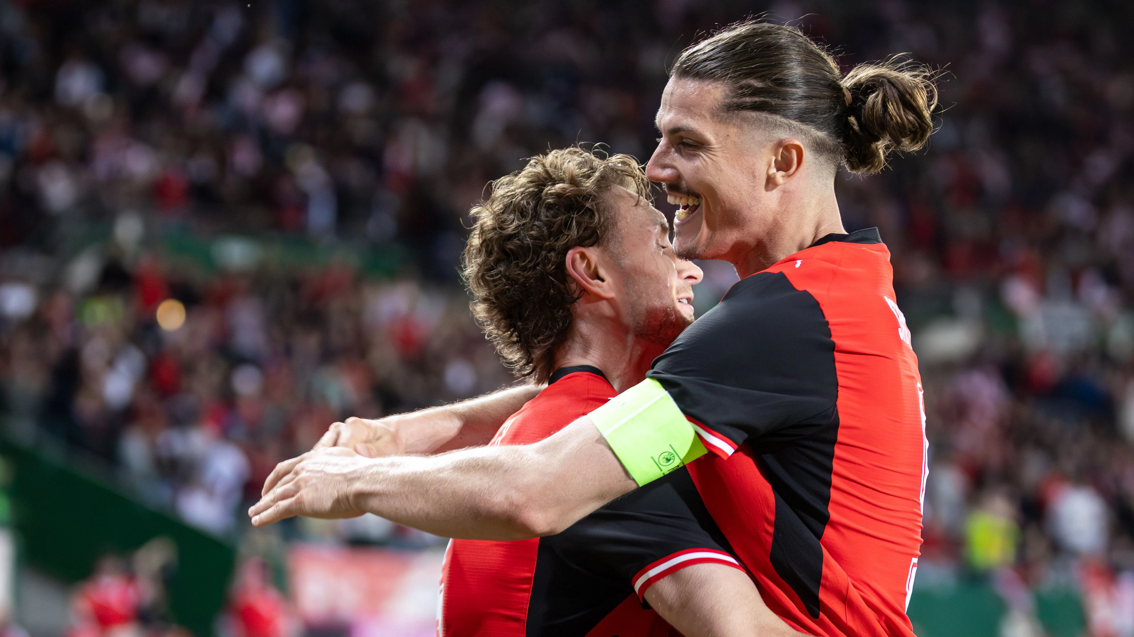 Die ÖFB-Stars Marcel Sabitzer und Stefan Posch. 