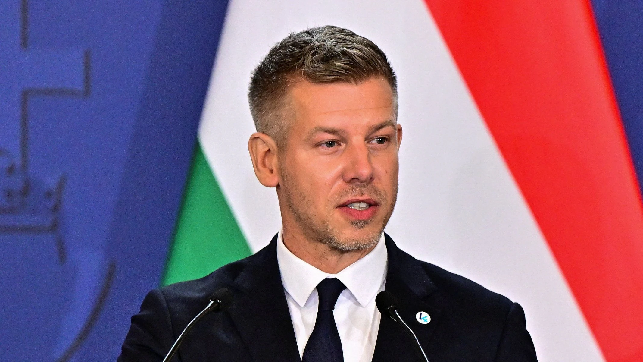 Hungary's Prime Minister Peter Magyar speaks during a press conference at a meeting of the Visegrad Group (V4) countries in Godollo, Hungary, June 23, 2026. REUTERS/Marton Monus