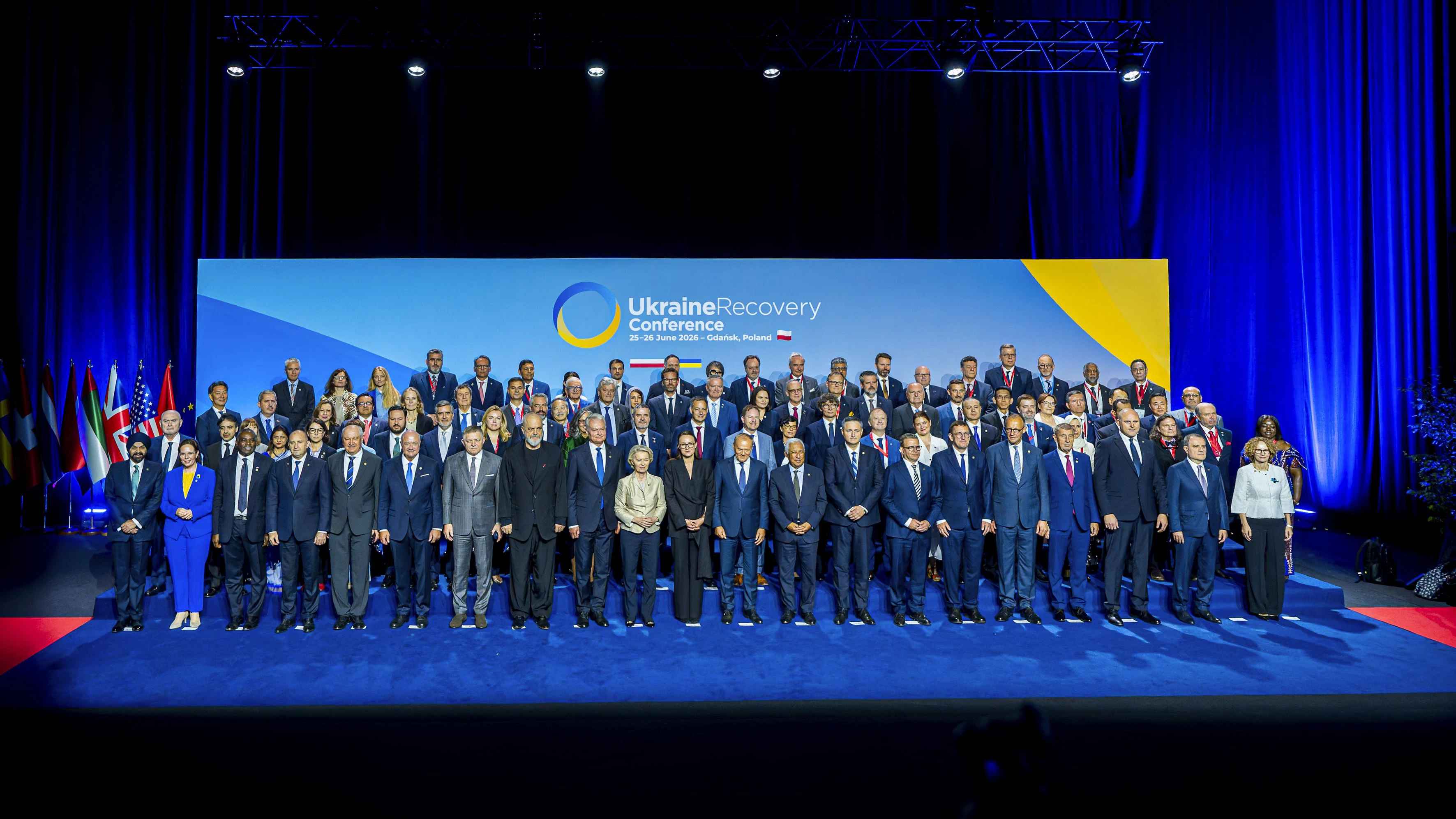Ukraine-Konferenz in Danzig: Wiederaufbau-Bedarf im Volumen von rund 588 Milliarden Dollar.