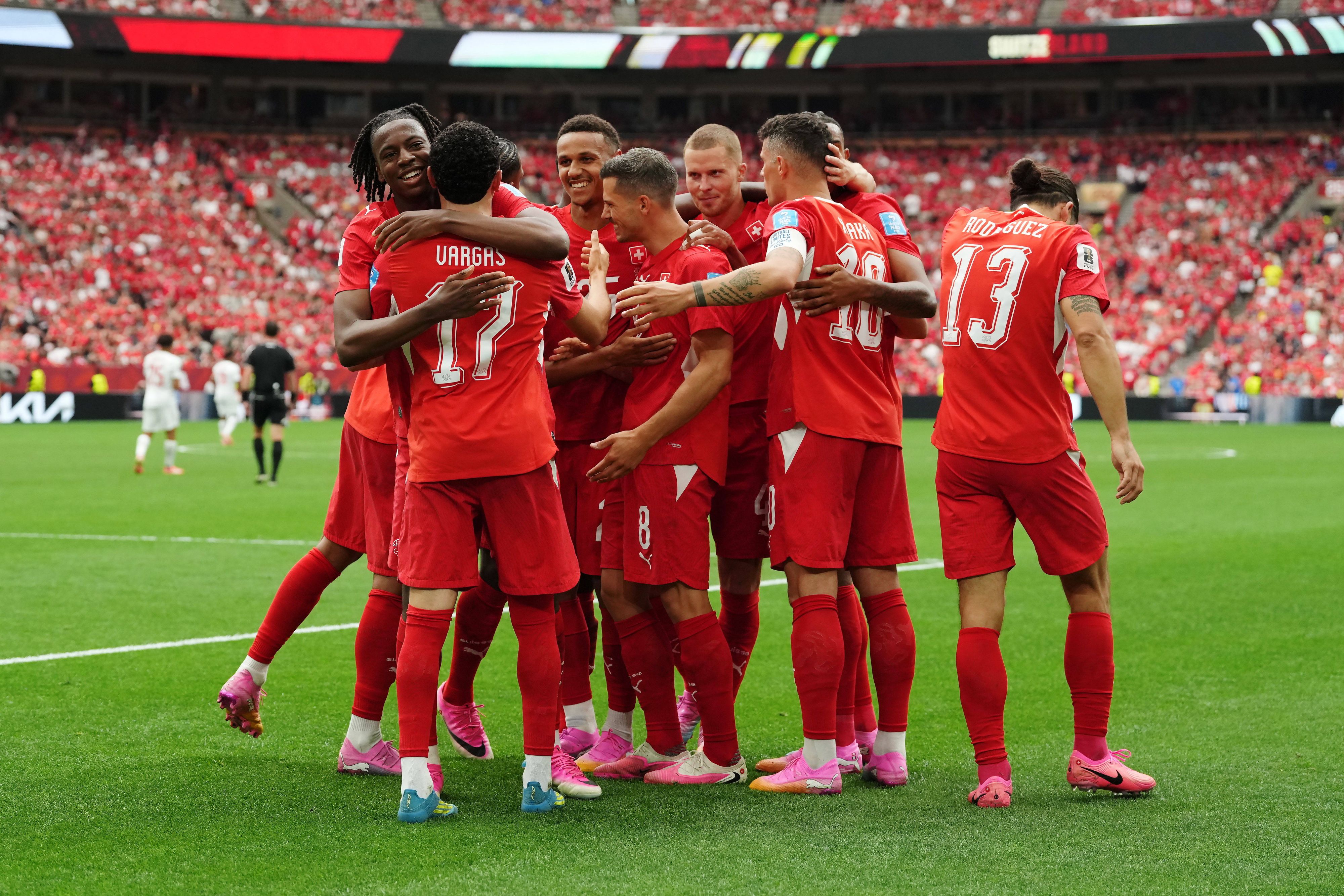 Die Schweiz jublete nach dem Kanada-Spiel über den Grppensieg. 
