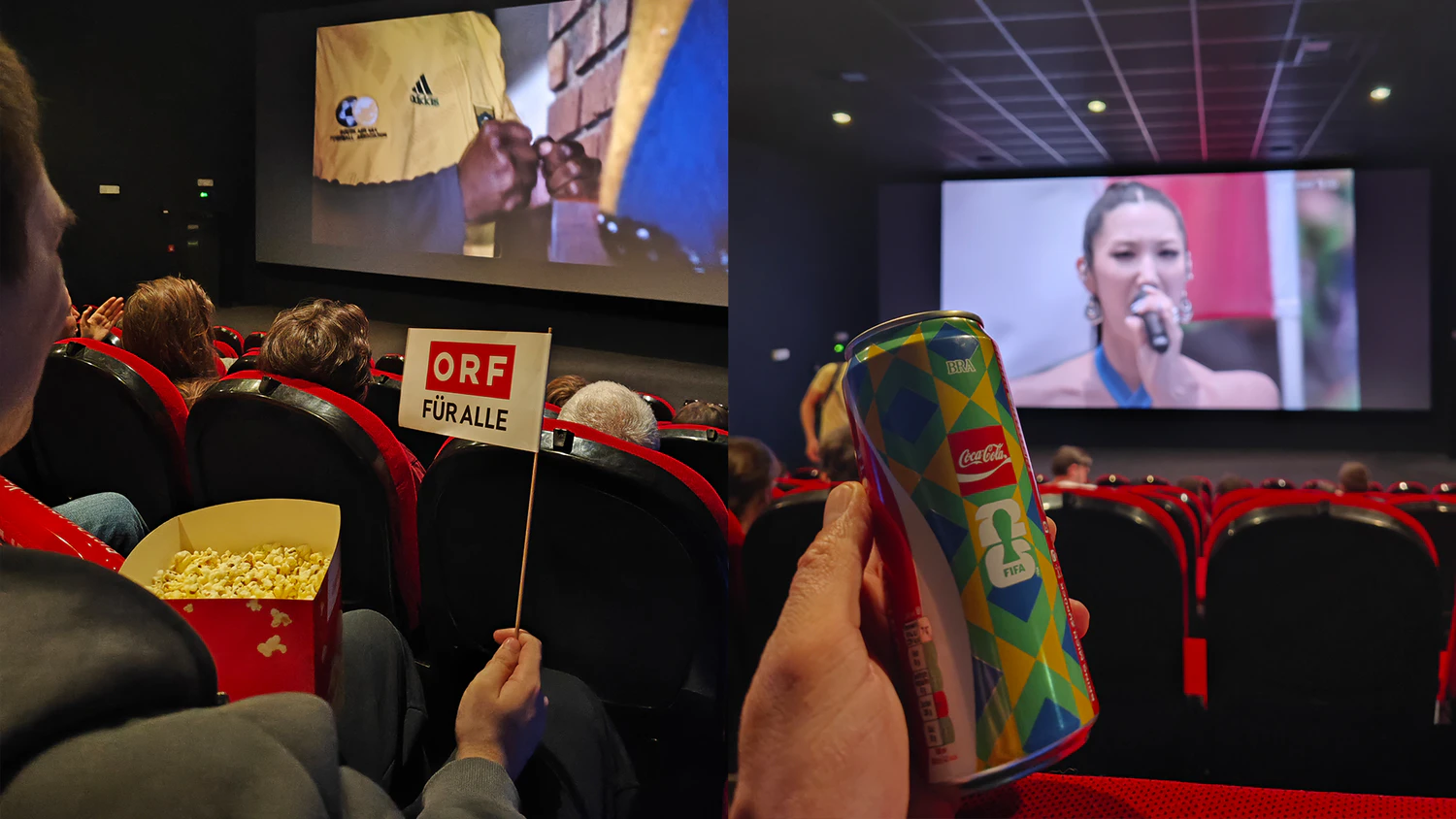 Kino statt Couch: Im Donau Zentrum läuft die komplette WM-Nachtrunde live.