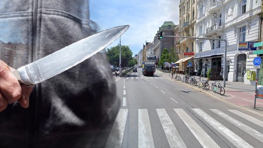 Tödliche Messerstiche in der Linken Wienzeile bei der Kettenbrückengasse in Wien-Mariahilf. 