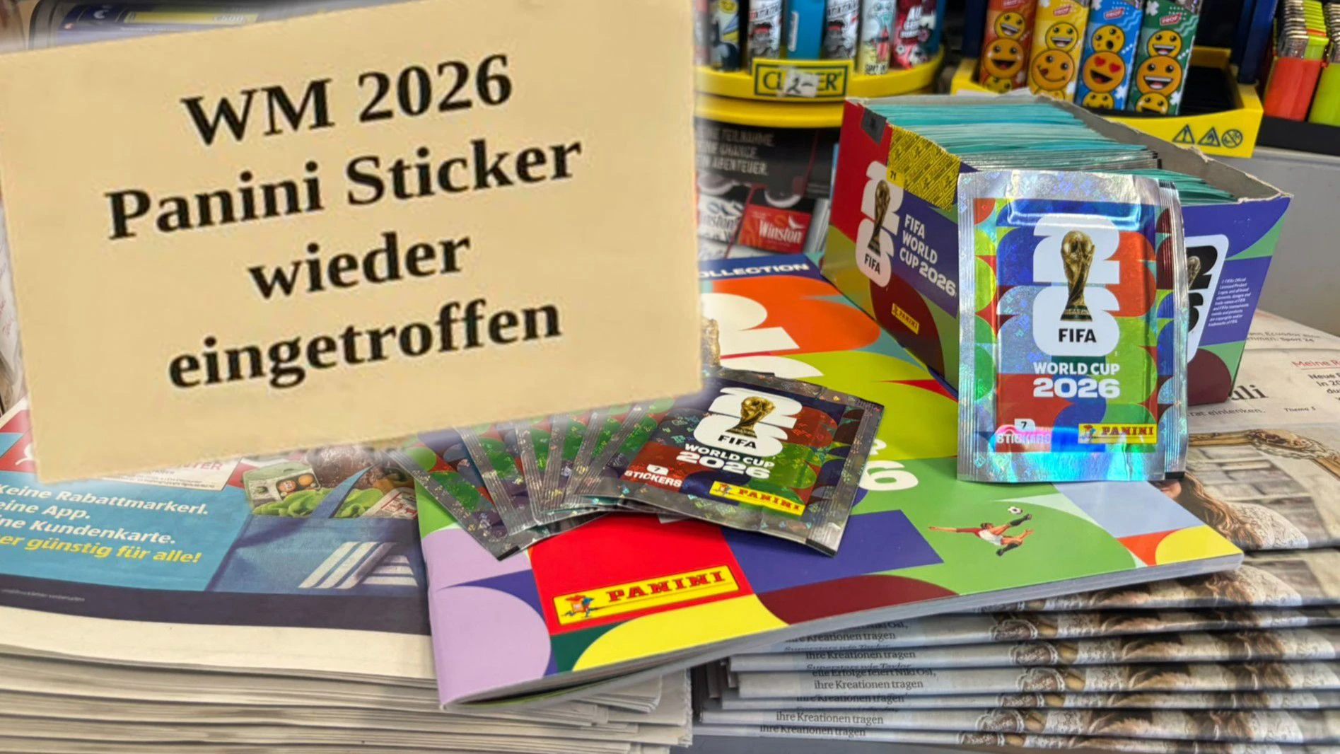 Nach Lieferengpässen – Panini-Pickerl wieder zu haben