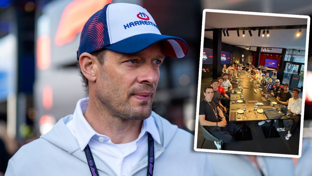 ORF-Experte Alexander Wurz ist Teil des Fahrer-Essens in Spielbergg ewesen. 