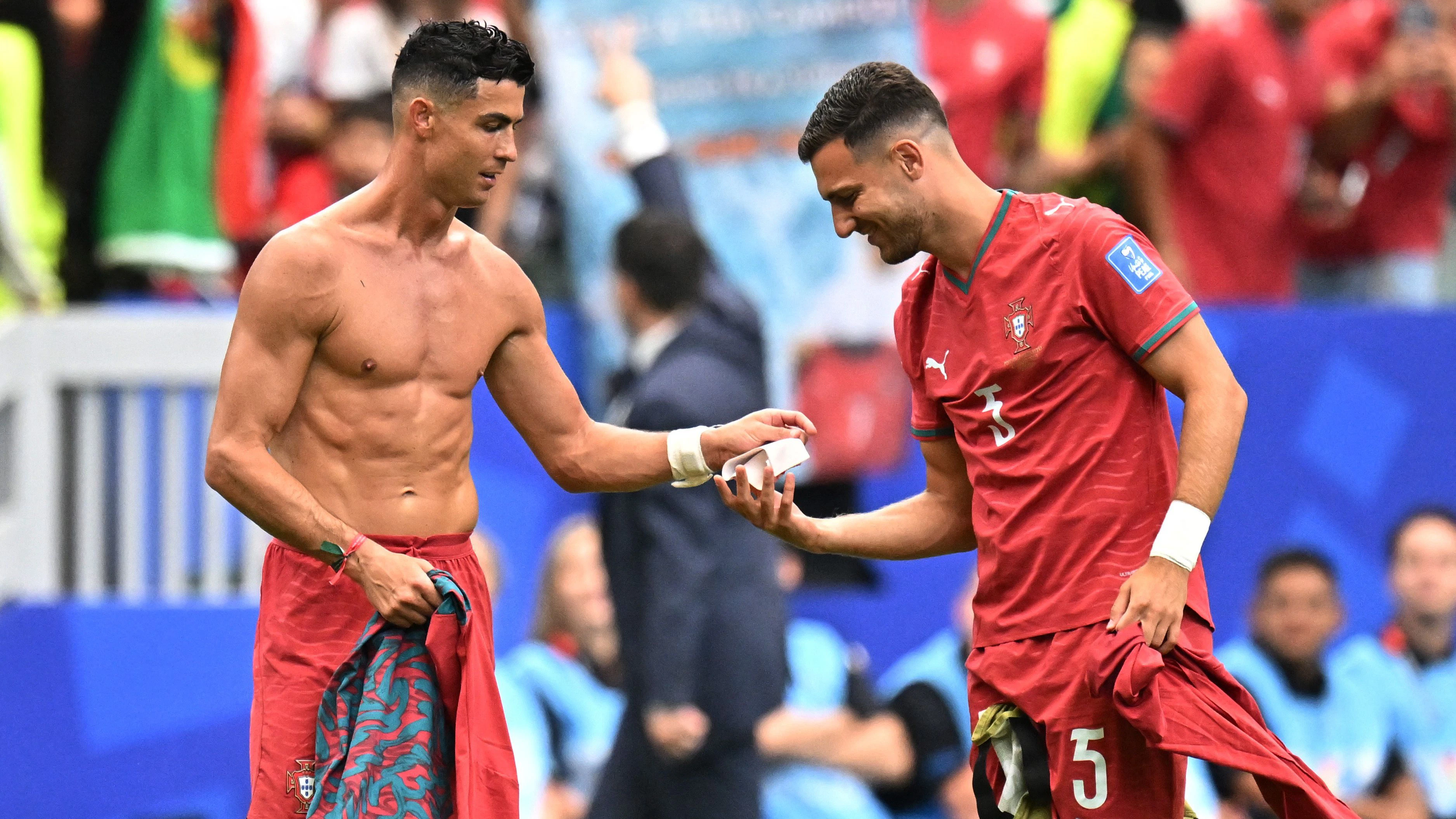 Fußball-Gigant Cristiano Ronaldo. 