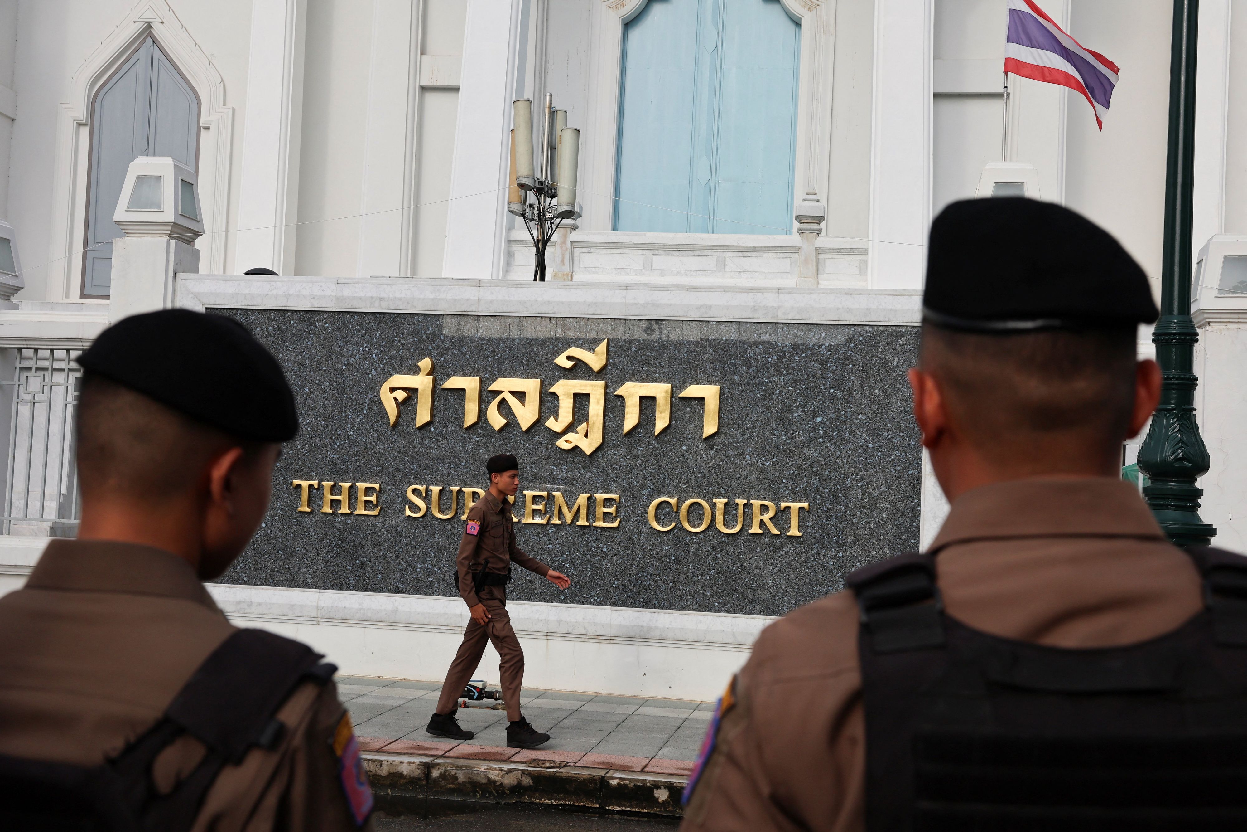 Die thailändische Polizei nahm den Australier fest. (Symbolbild)