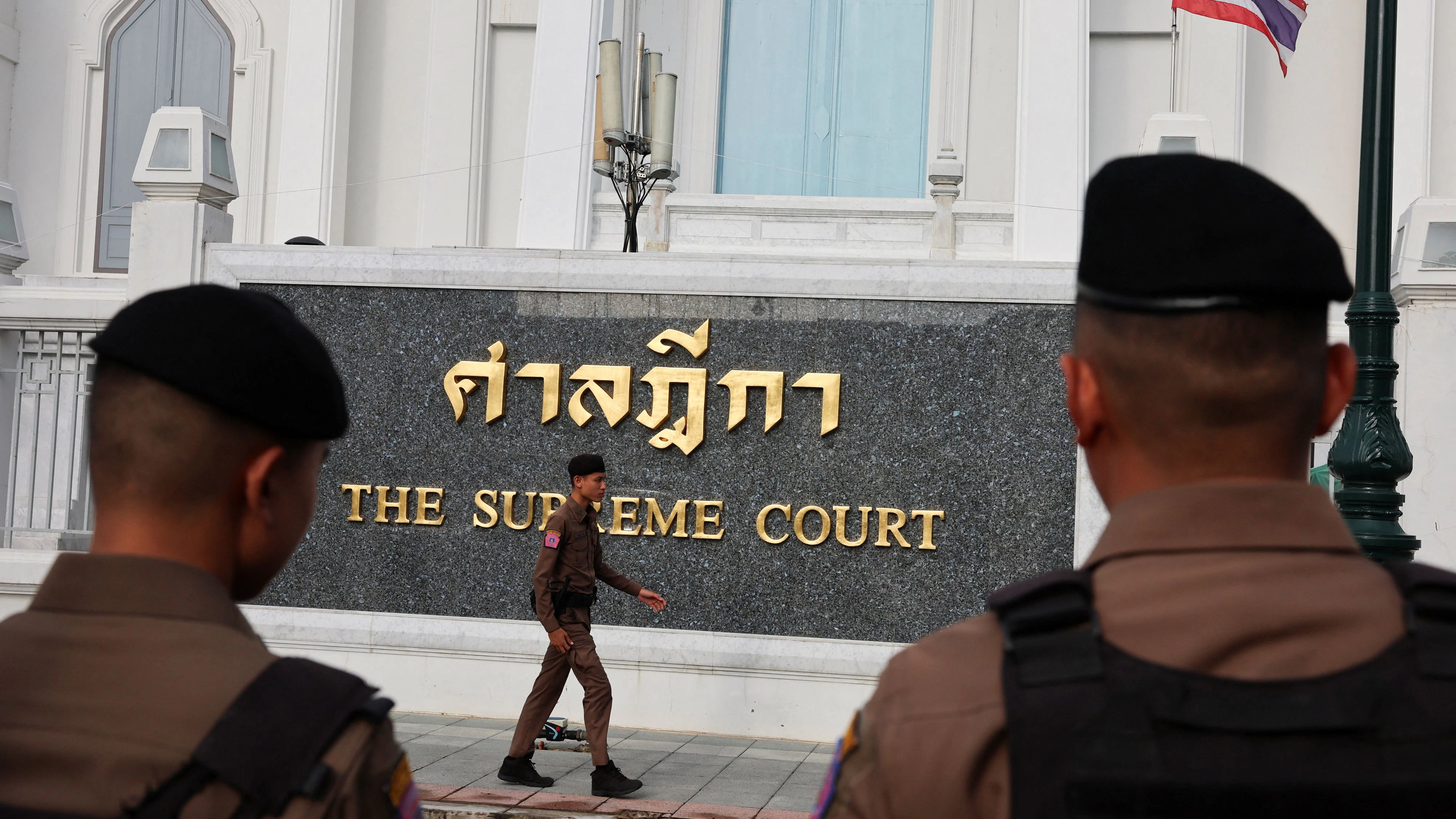 Die thailändische Polizei nahm den Australier fest. (Symbolbild)