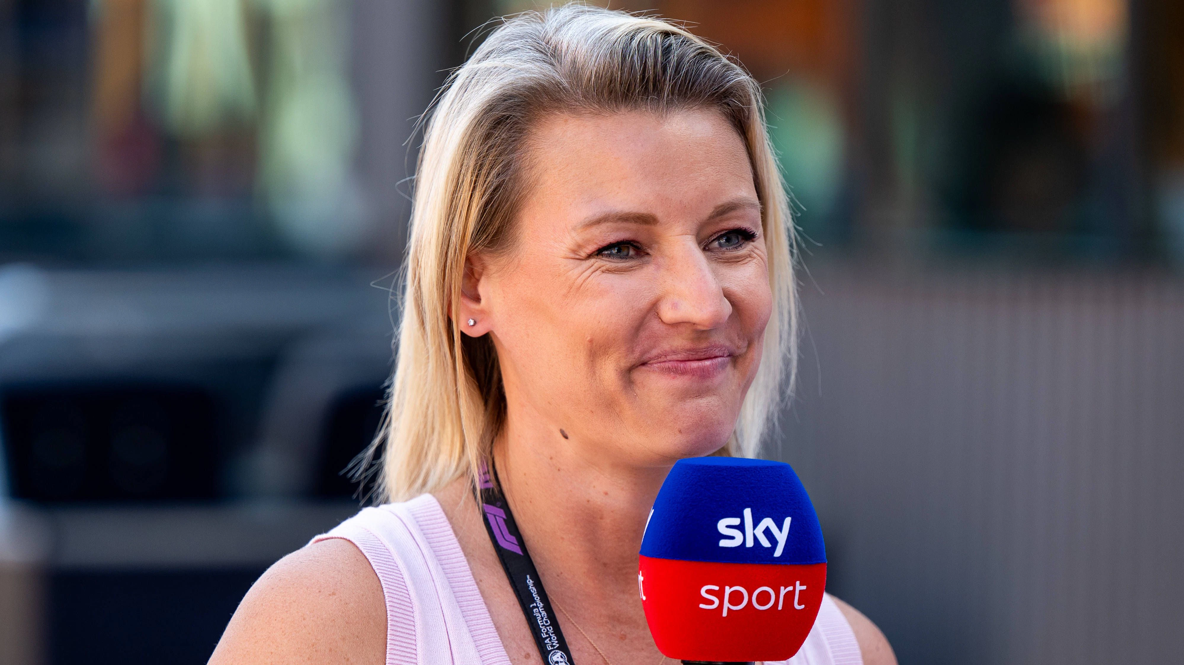 Sandra Baumgartner Sky TV Moderatorin, ESP, Formel 1 Weltmeisterschaft, Barcelona-Catalunya Grand Prix, Circuit Barcelona Catalunya, Media Day, Saison 2026, 11.06.2026 ESP, Formel 1 Weltmeisterschaft, Barcelona-Catalunya Grand Prix, Circuit Barcelona Catalunya, Media Day, Saison 2026, 11.06.2026 Barcelona *** Sandra Baumgartner Sky TV Presenter , ESP, Formula 1 World Championship, Barcelona Catalunya Grand Prix, Circuit Barcelona Catalunya, Media Day, 2026 season, 11 06 2026 ESP, Formula 1 World Championship, Barcelona Catalunya Grand Prix, Circuit Barcelona Catalunya, Media Day, 2026 season, 11 06 2026 Barcelona Copyright: xEibner-Pressefoto/Memmlerx EP_MMR