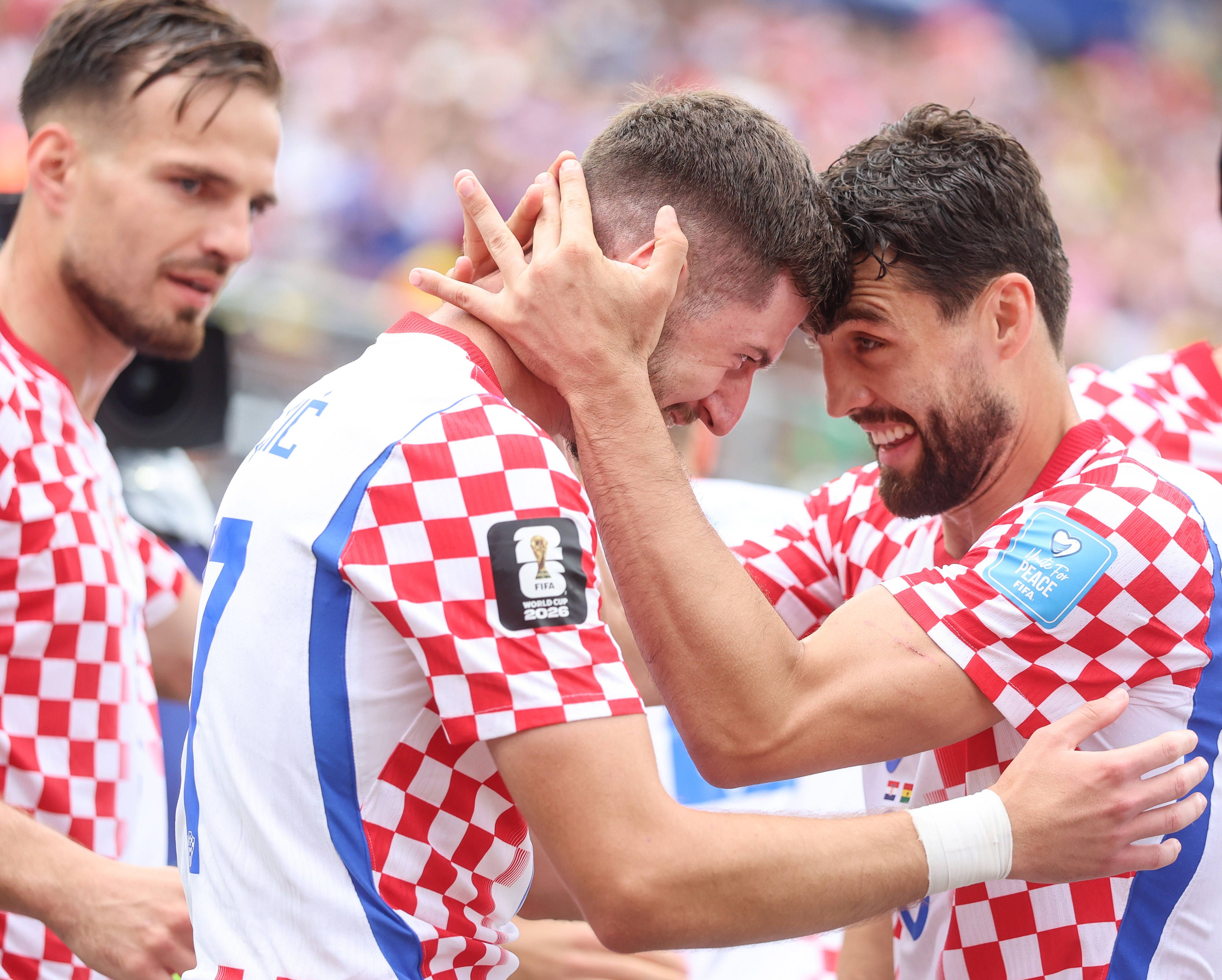 Kroatien jubelt nach dem 2:1-Sieg über Ghana. 