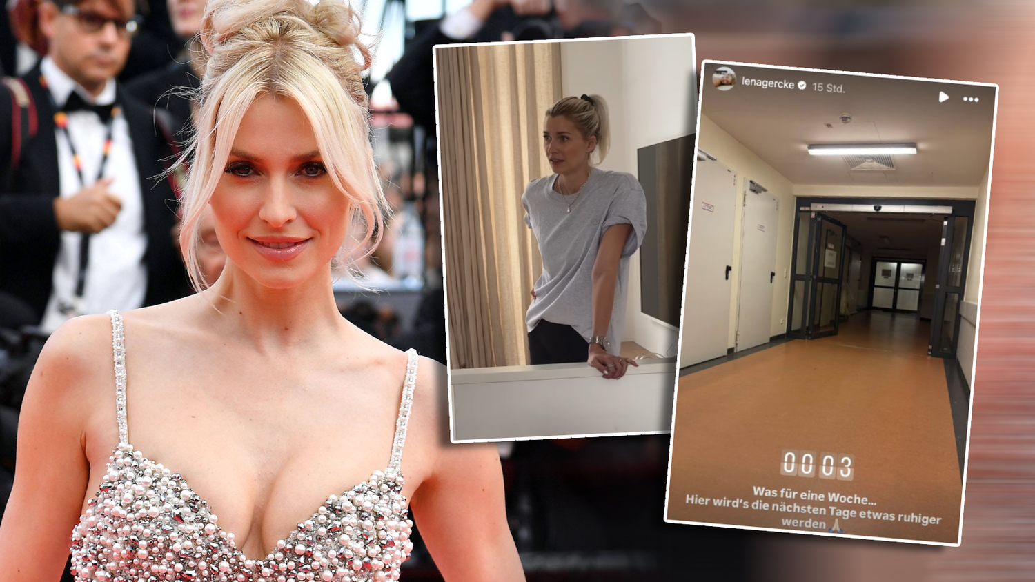Lena Gercke hat eine schwere Zeit.