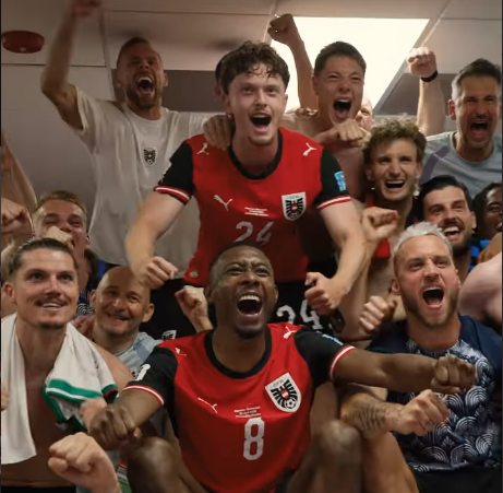 Ekstase in der ÖFB-Kabine