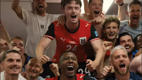 Ekstase in der ÖFB-Kabine