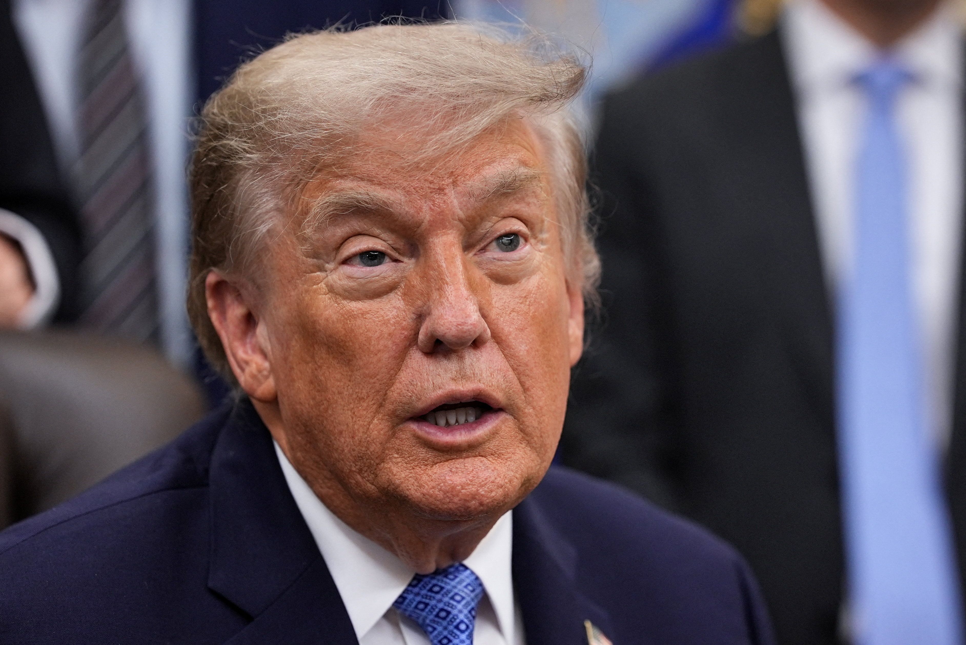 Trump richtet erneut drohende Worte in Richtung des Iran. 