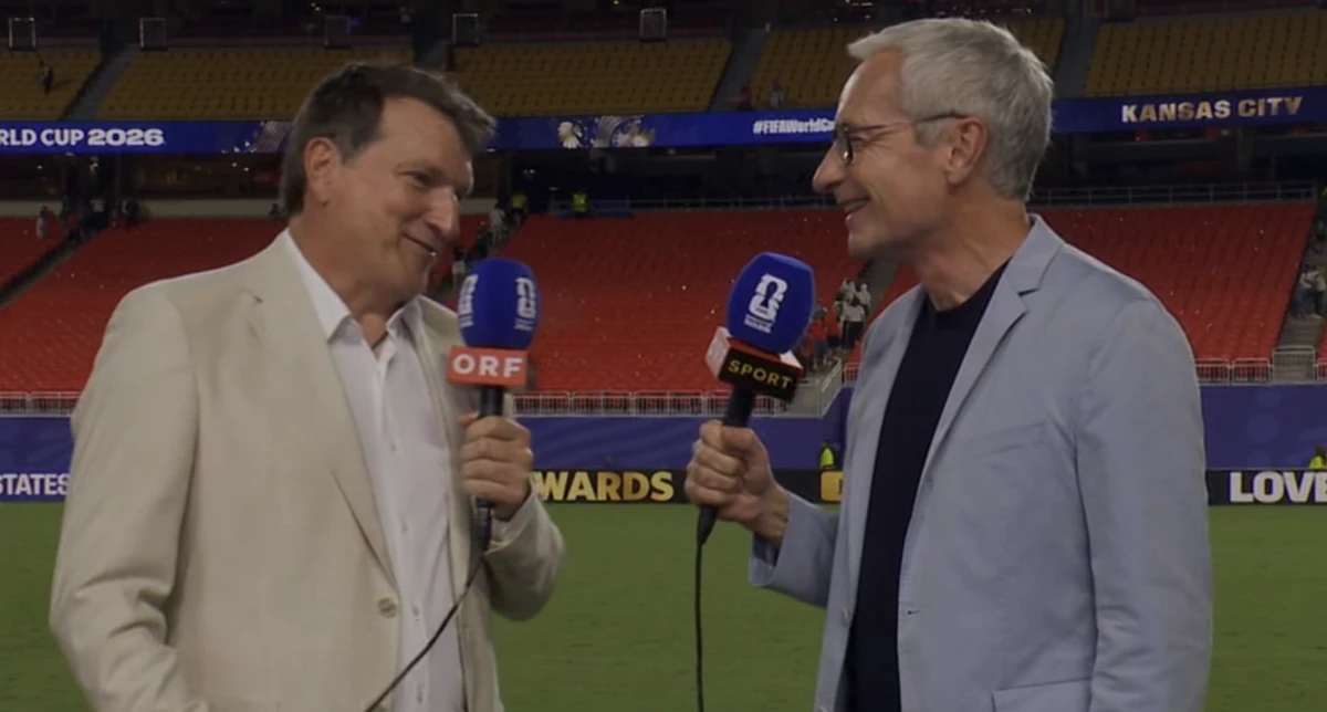 Andreas Herzog und Rainer Pariasek
