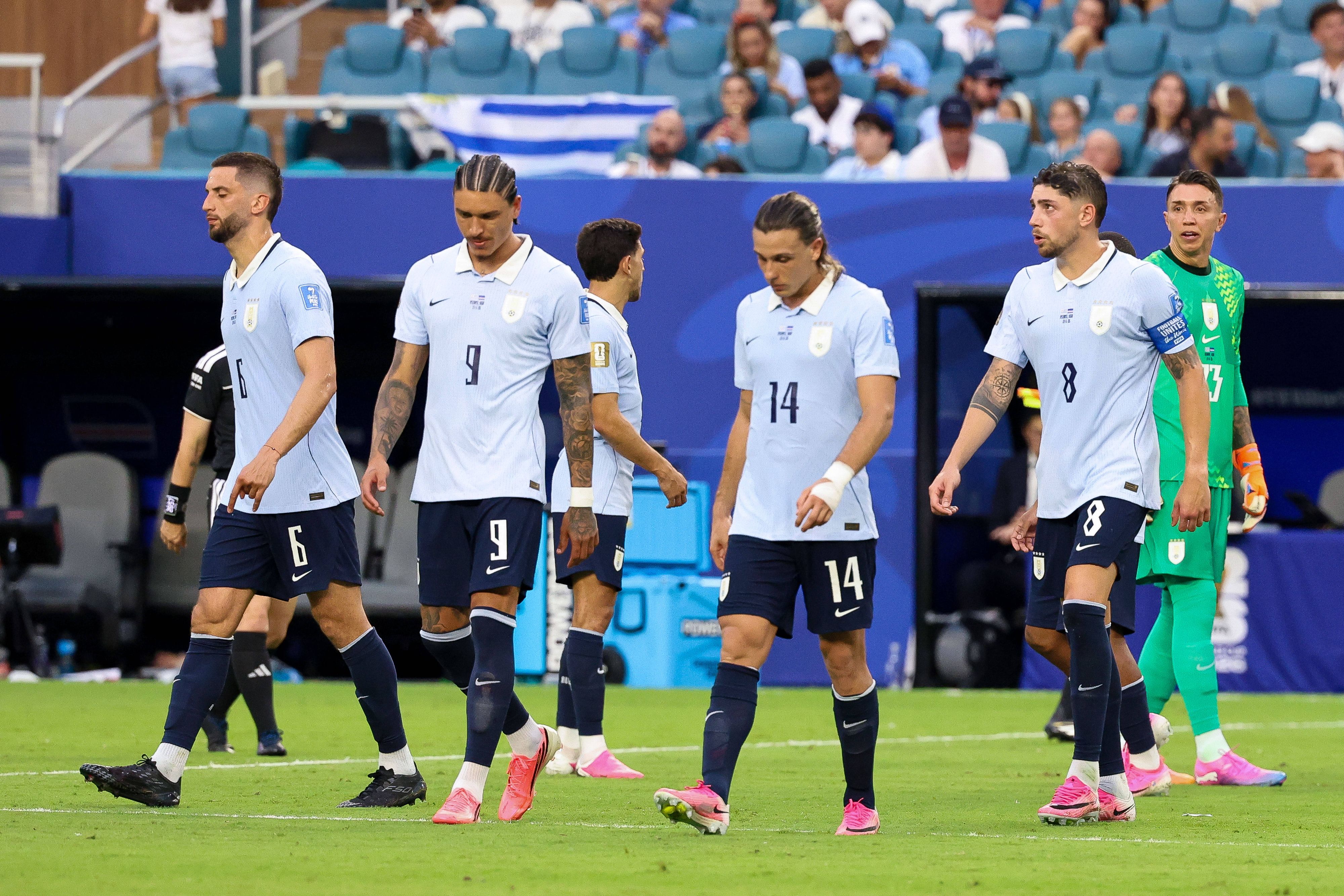 Uruguays Superstars müssen sich selbst um die Heimreise kümmern. 