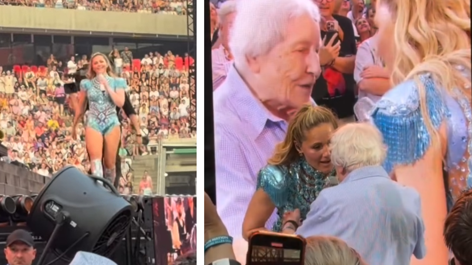 Eine 95-Jährige feierte bei Helene Fischer.