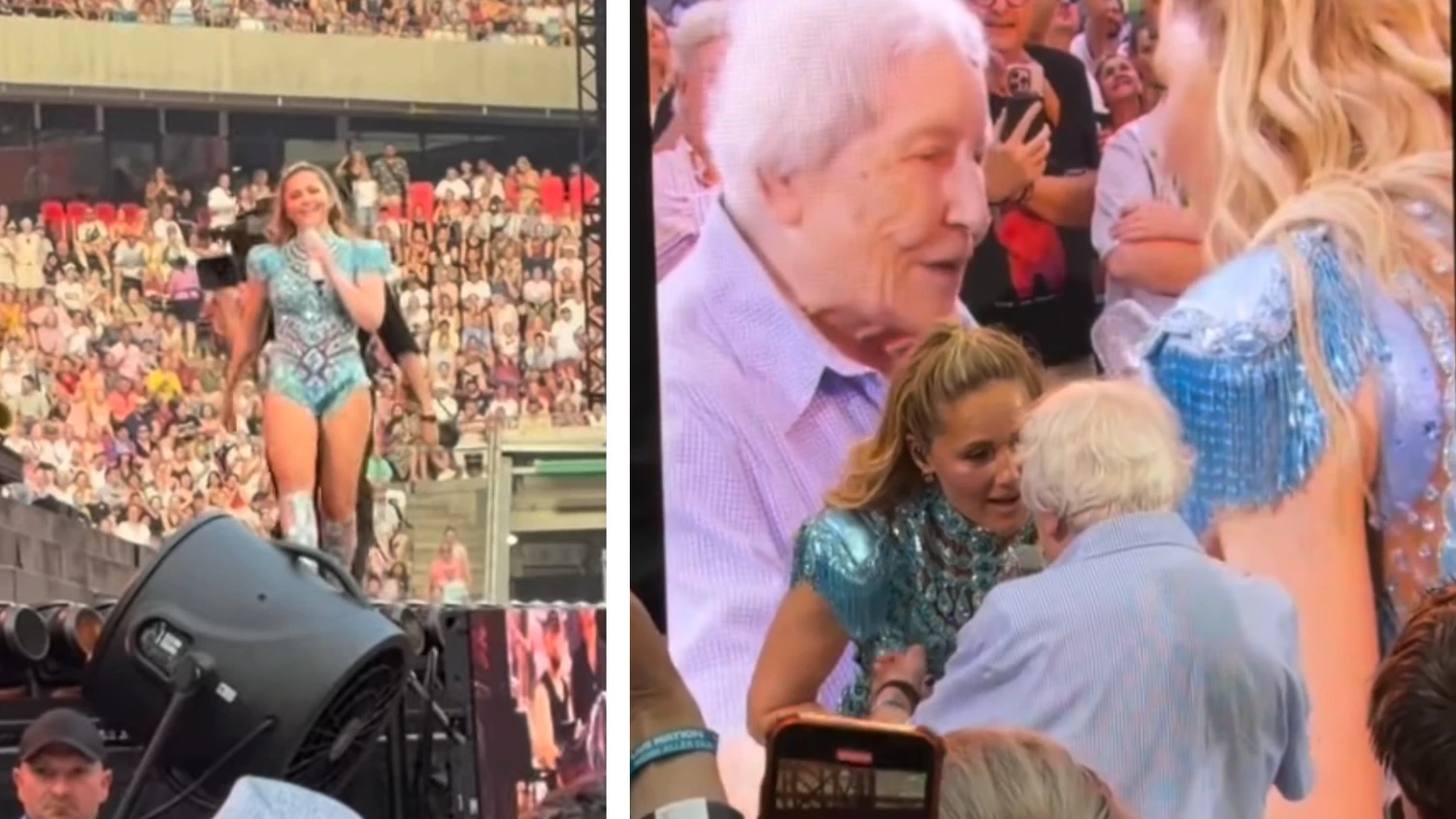 Eine 95-Jährige feierte bei Helene Fischer.
