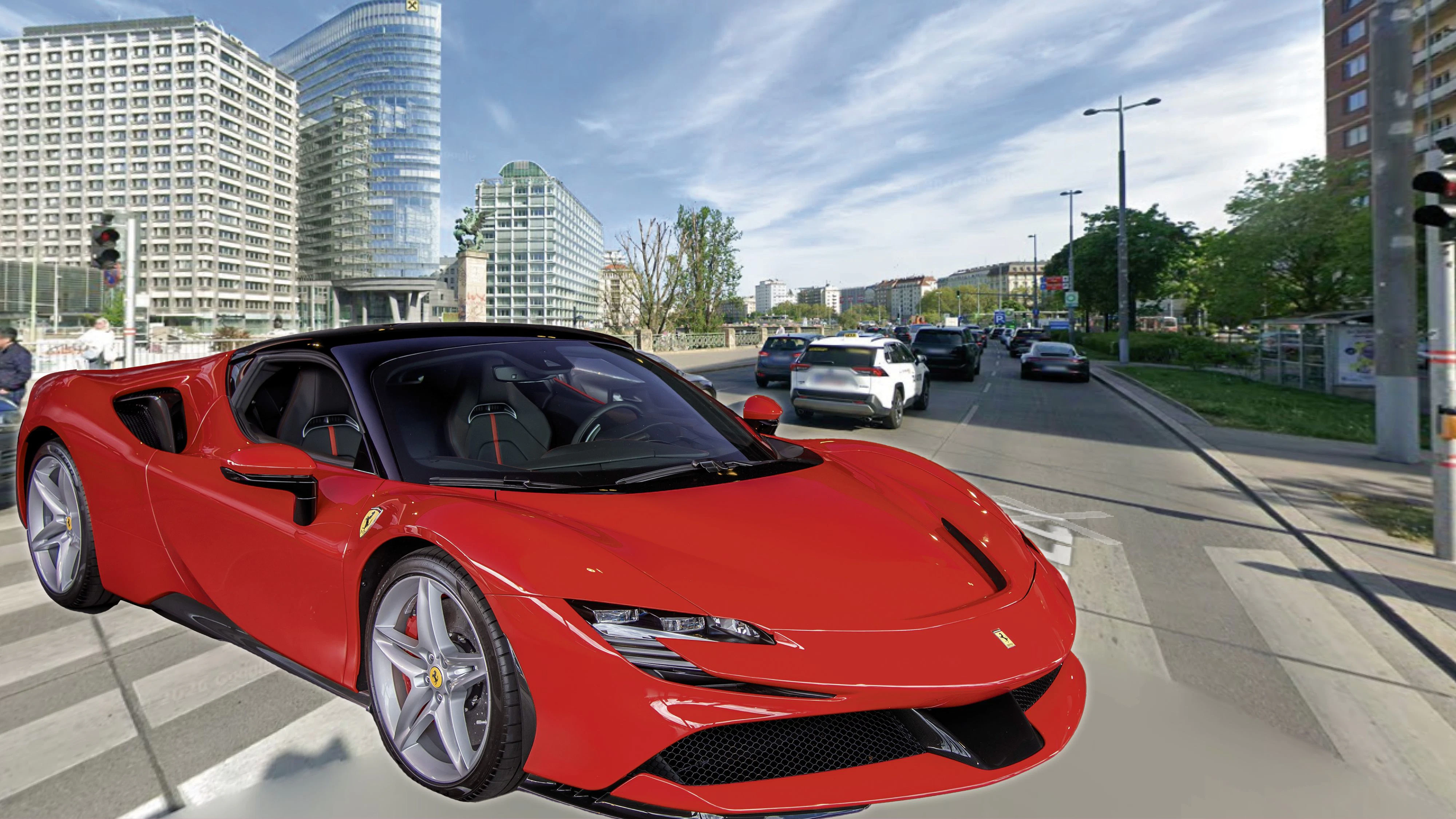 Heute.at - 1.000 PS, 114 km/h – Ferrari-Fahrer rast durch die City
