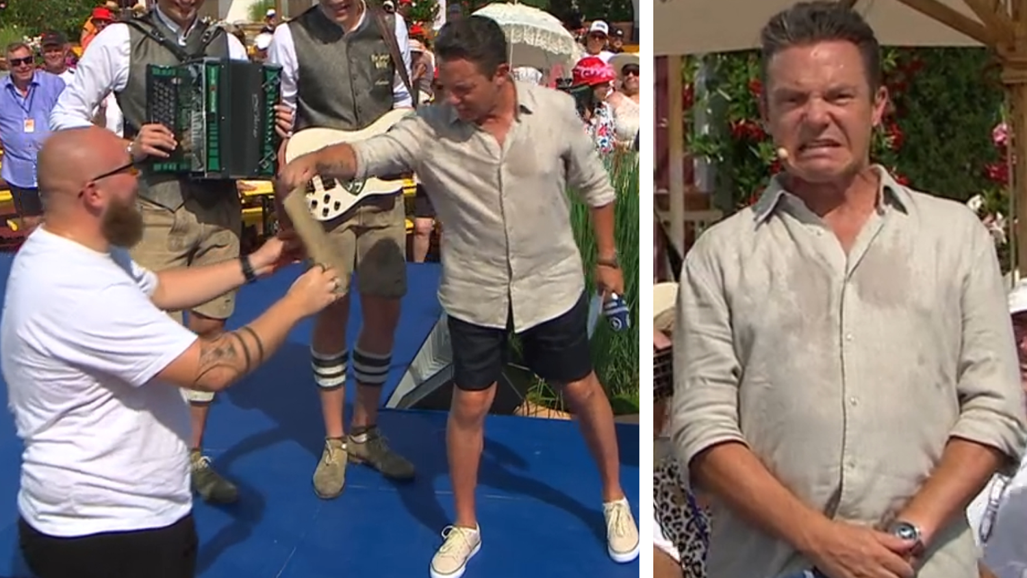 Heute.at - Mann will im TV plötzlich in Hose von Stefan Mross
