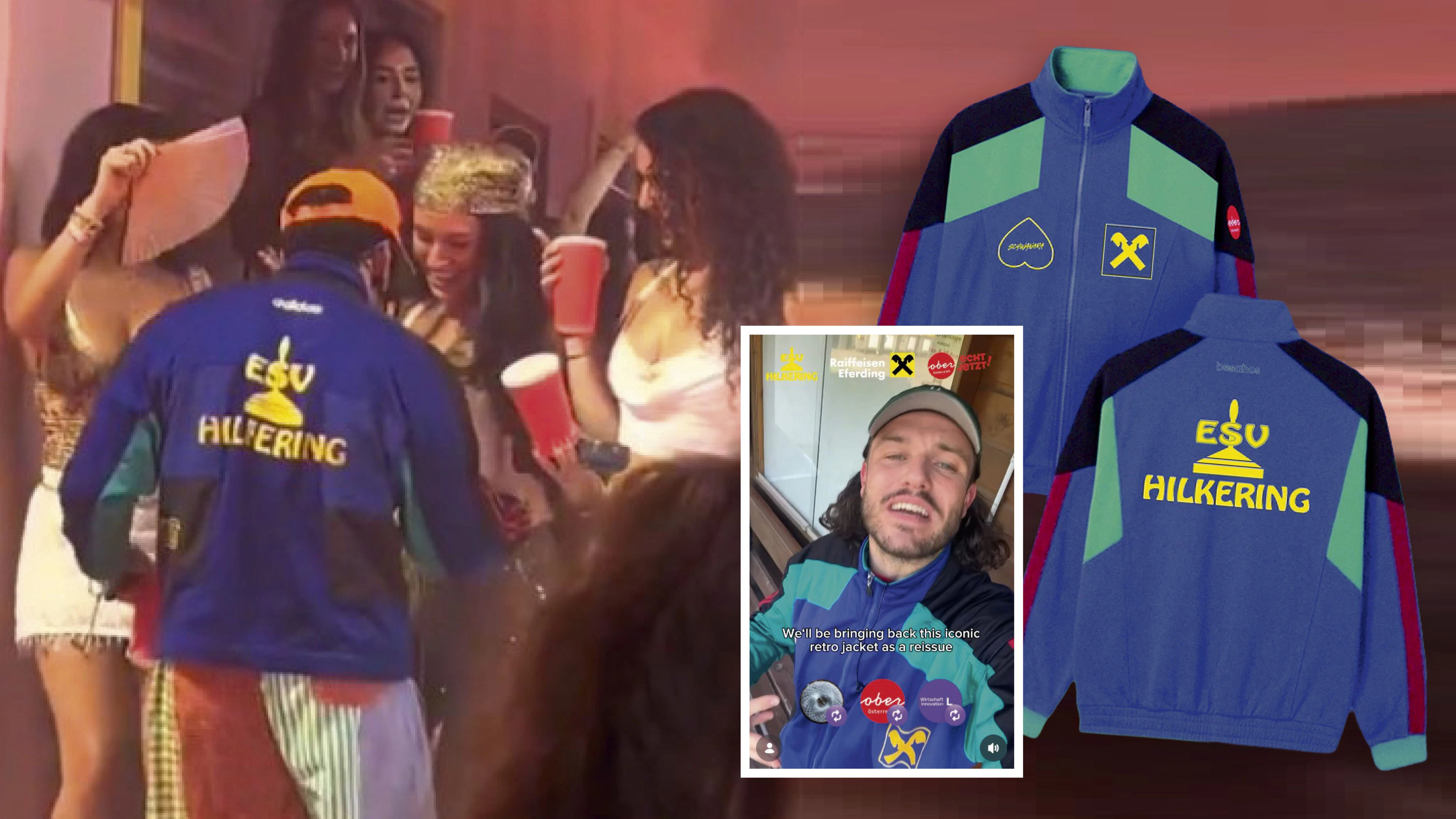 Schwanara-Sänger Fabian ist ein findiger Kopf: Jetzt können alle die Jacke tragen, die Bad Bunny weltberühmt gemacht hat.